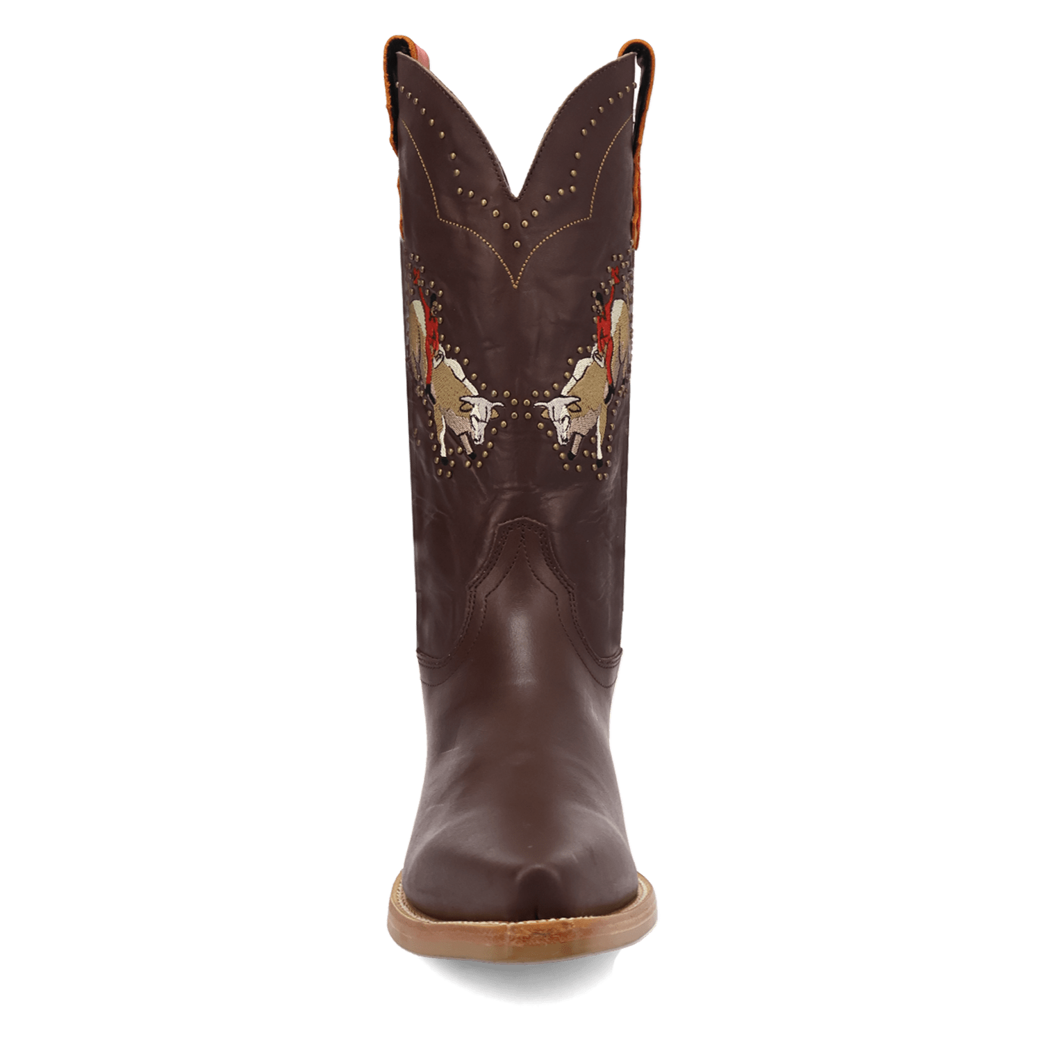 PRODUCT SHOT BUCK YEAH LEATHER BOOT AT FRONT ANGLE