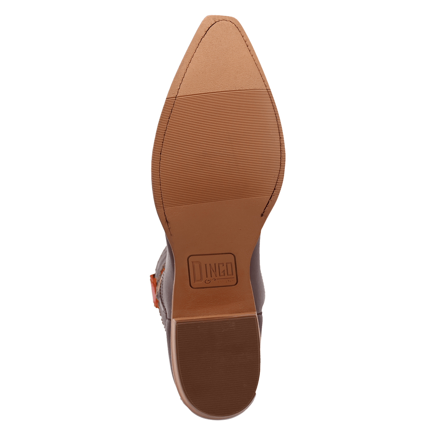 PRODUCT SHOT BUCK YEAH LEATHER BOOT AT OUTSOLE ANGLE