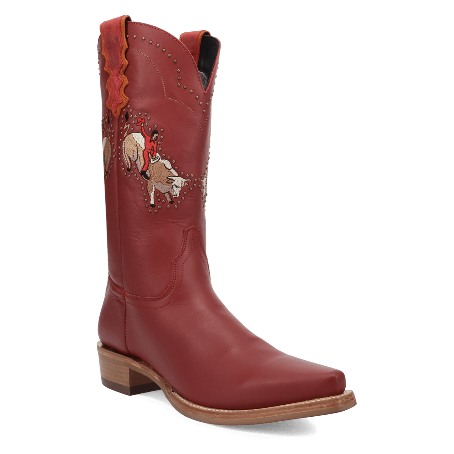 PRODUCT SHOT BUCK YEAH LEATHER BOOT AT 45 DEGREE ANGLE