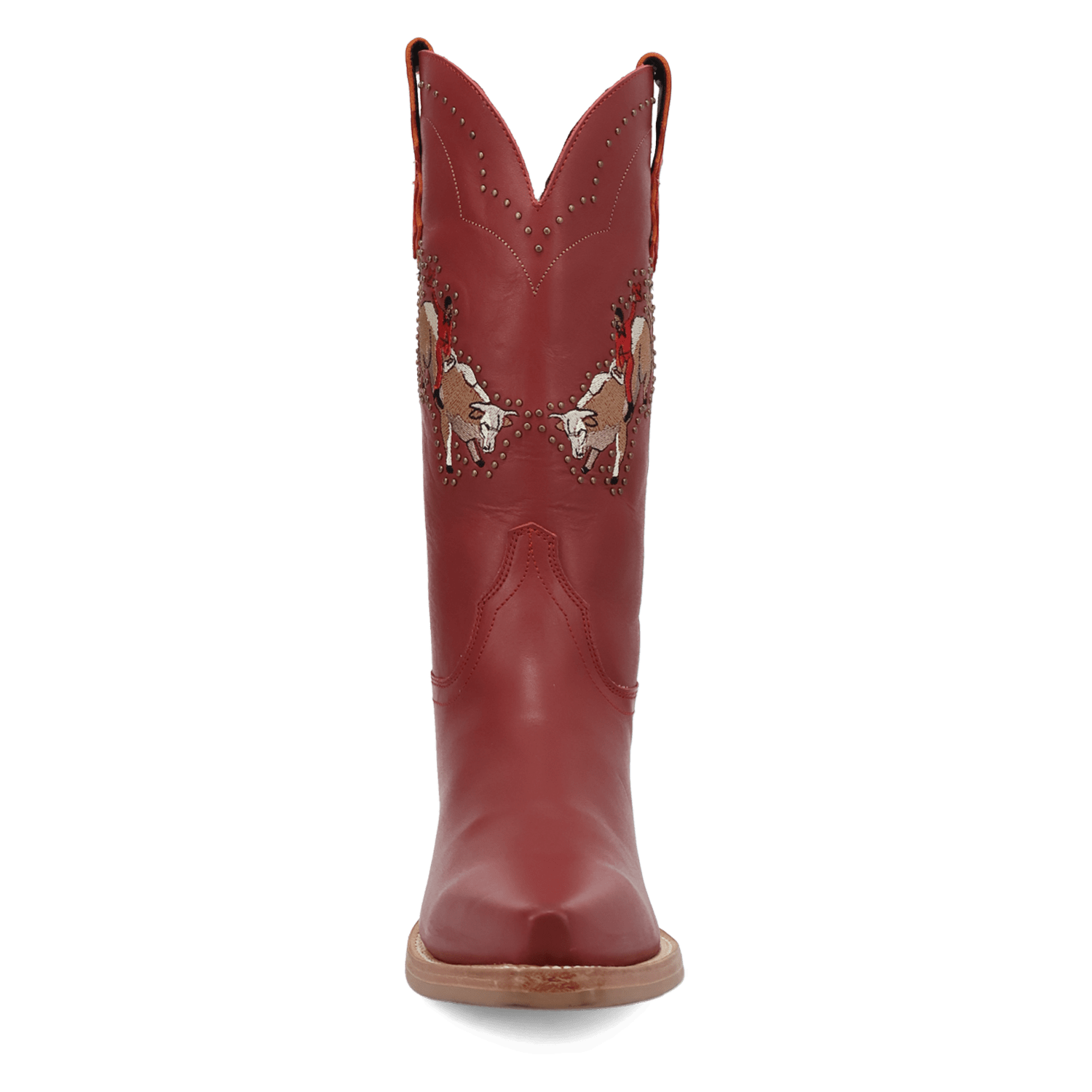 PRODUCT SHOT BUCK YEAH LEATHER BOOT AT FRONT ANGLE
