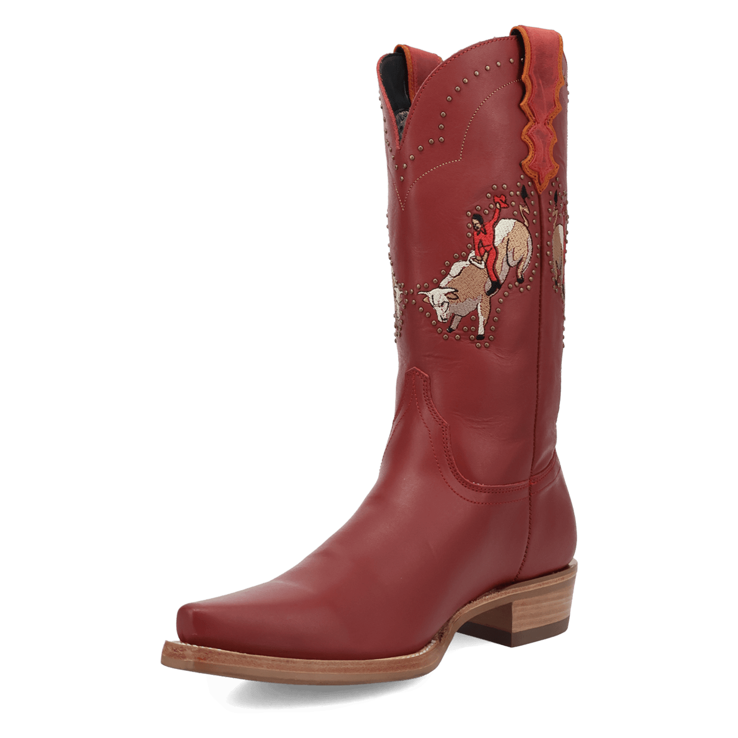 PRODUCT SHOT BUCK YEAH LEATHER BOOT AT 225 DEGREE ANGLE