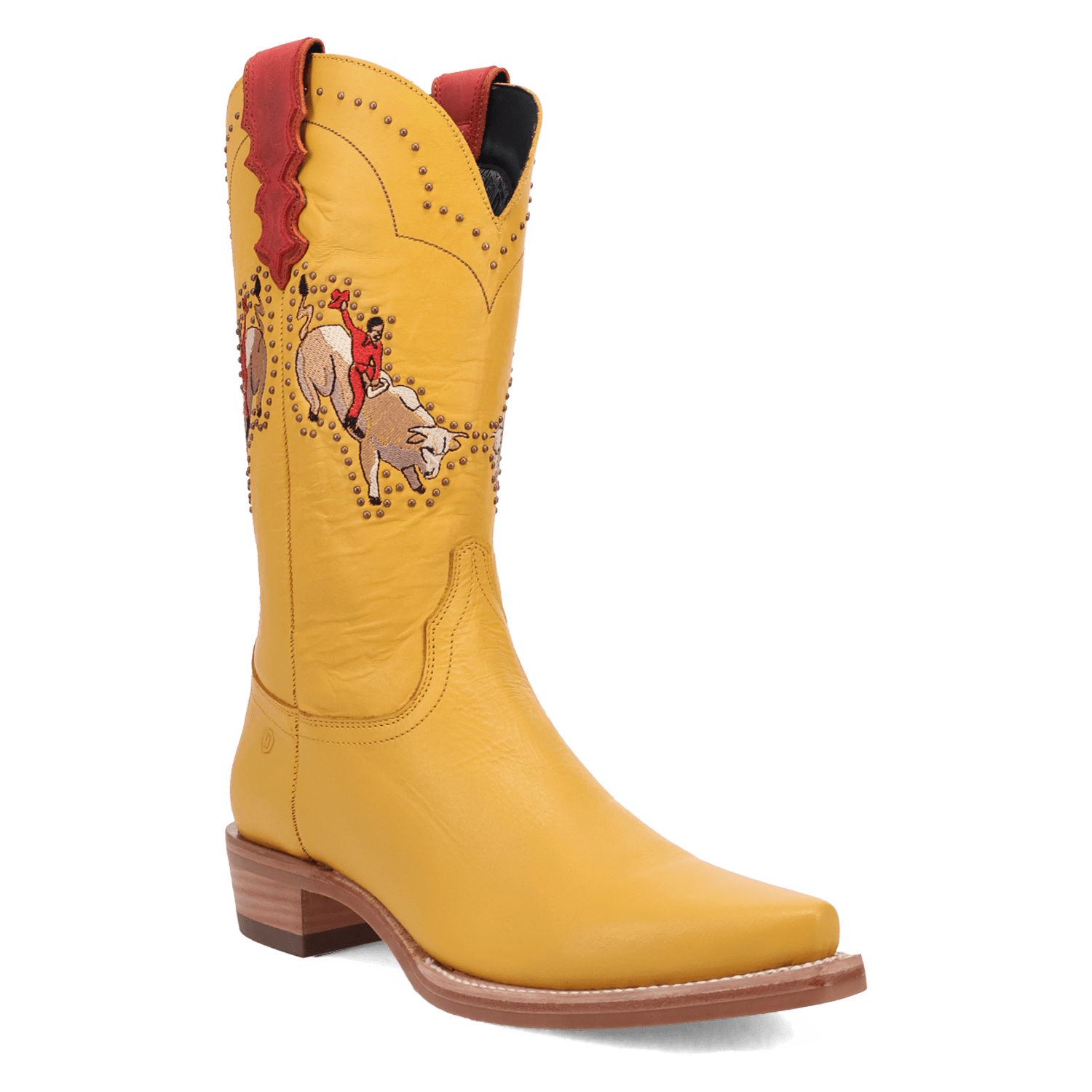 PRODUCT SHOT BUCK YEAH LEATHER BOOT AT 45 DEGREE ANGLE