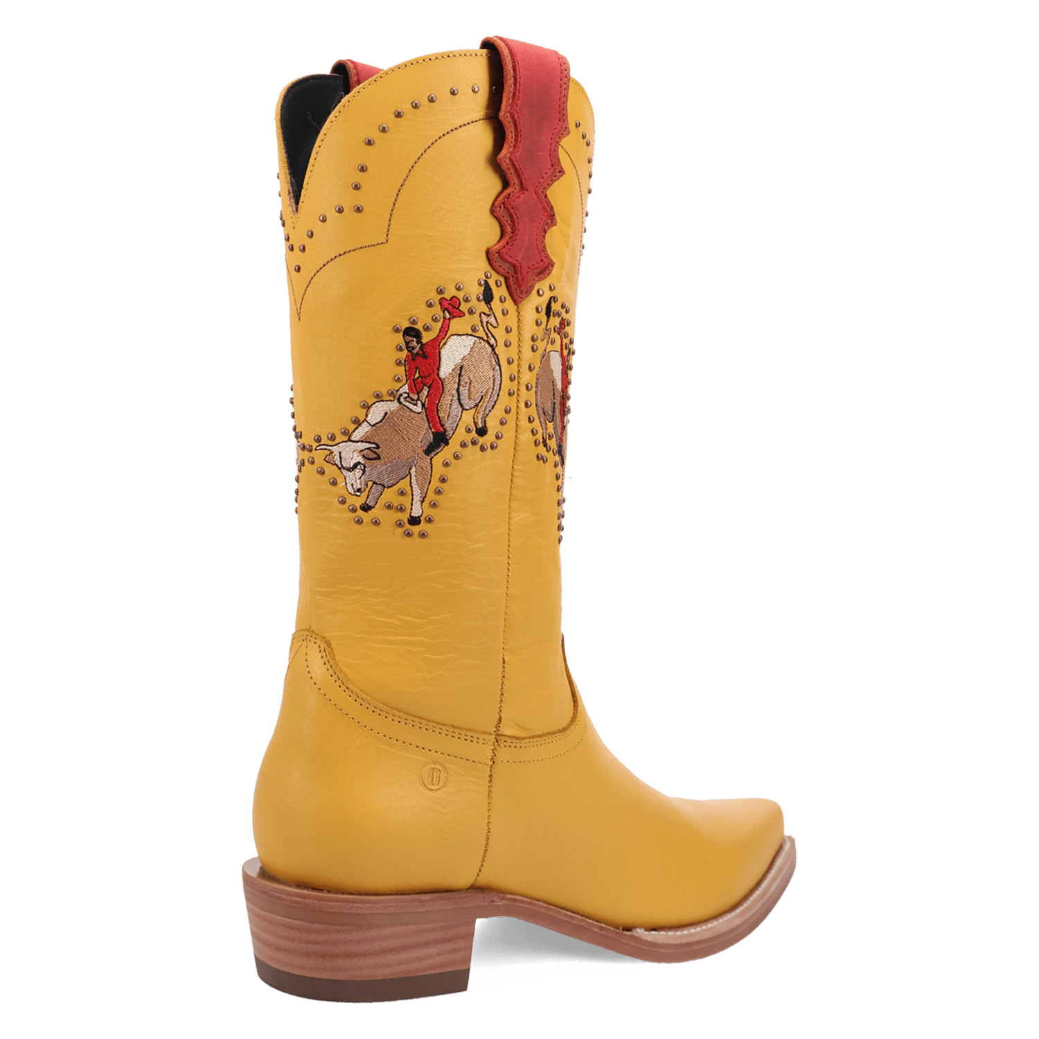 PRODUCT SHOT BUCK YEAH LEATHER BOOT AT 315 DEGREE ANGLE