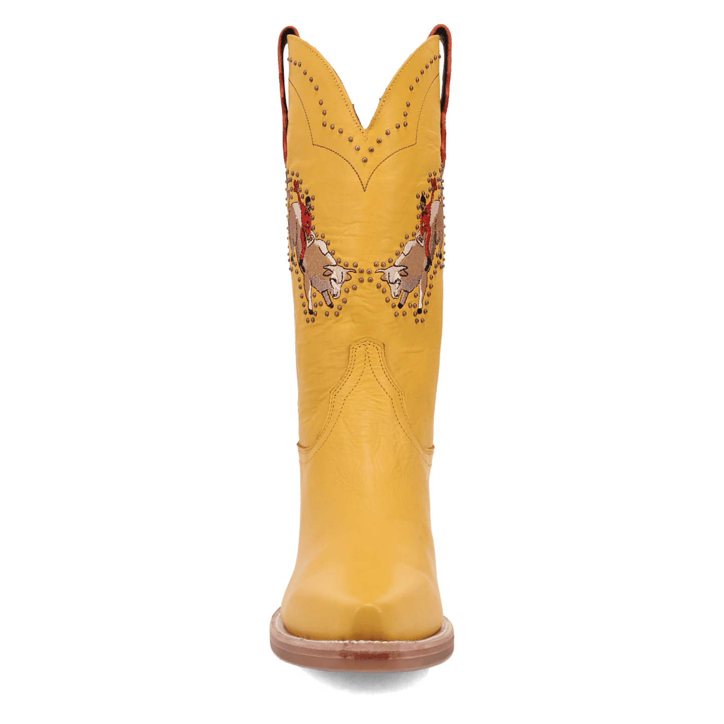 PRODUCT SHOT BUCK YEAH LEATHER BOOT AT FRONT ANGLE