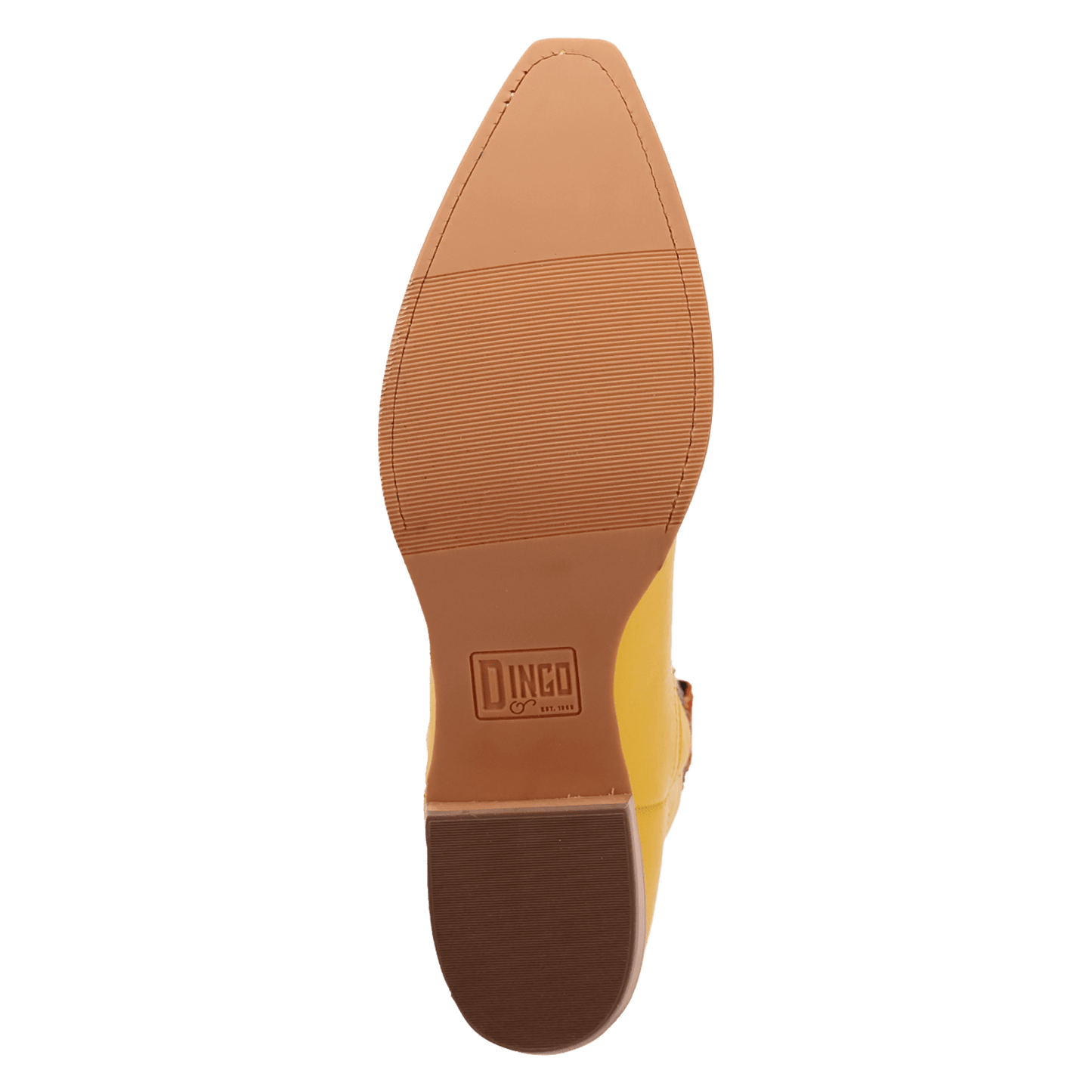 PRODUCT SHOT BUCK YEAH LEATHER BOOT AT OUTSOLE ANGLE