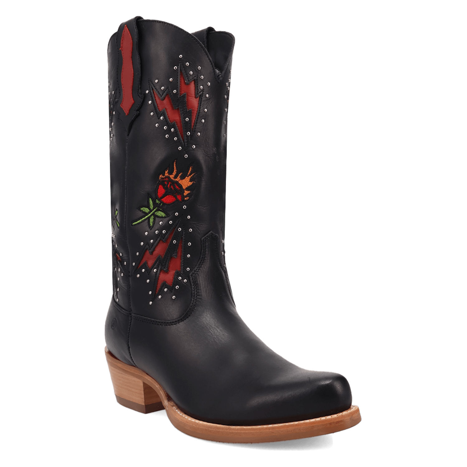 PRODUCT SHOT COUNTRY THUNDER LEATHER BOOT AT 45 DEGREE ANGLE