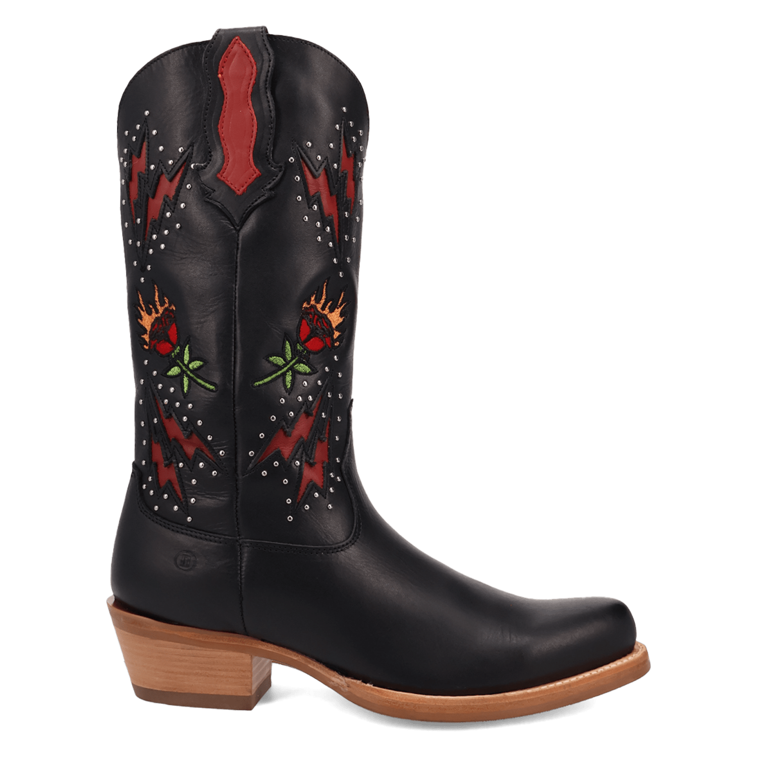 PRODUCT SHOT COUNTRY THUNDER LEATHER BOOT AT 90 DEGREE INSIDE ANGLE