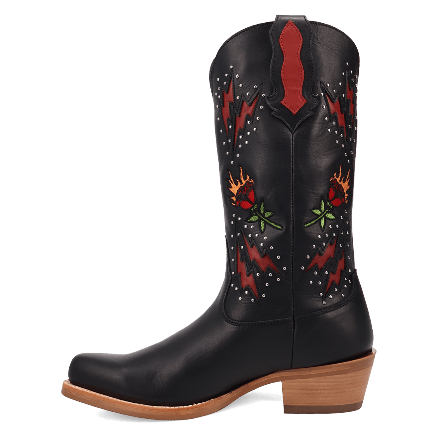 PRODUCT SHOT COUNTRY THUNDER LEATHER BOOT AT 135 DEGREE OUTSIDE ANGLE