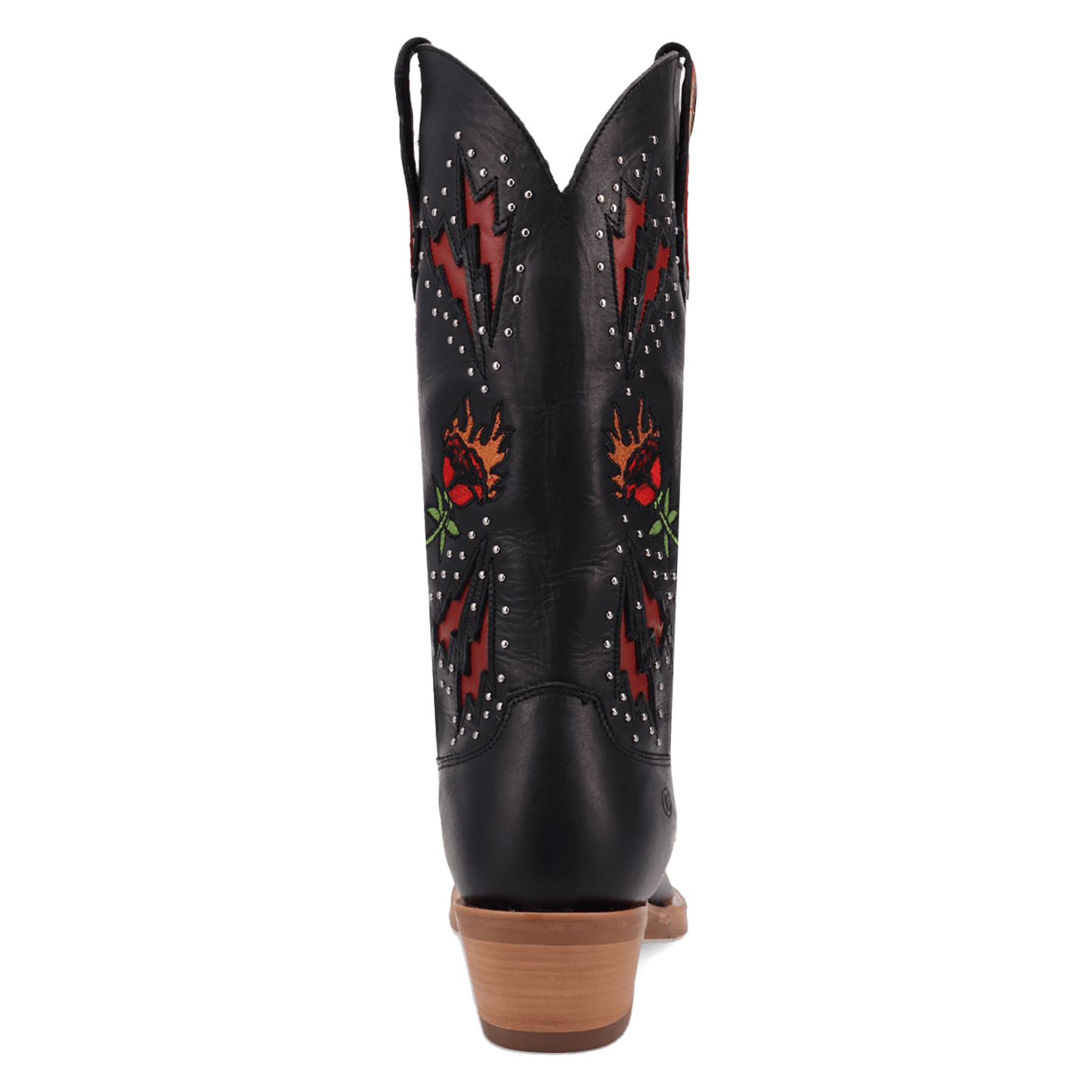 PRODUCT SHOT COUNTRY THUNDER LEATHER BOOT AT 180 DEGREE BACK ANGLE