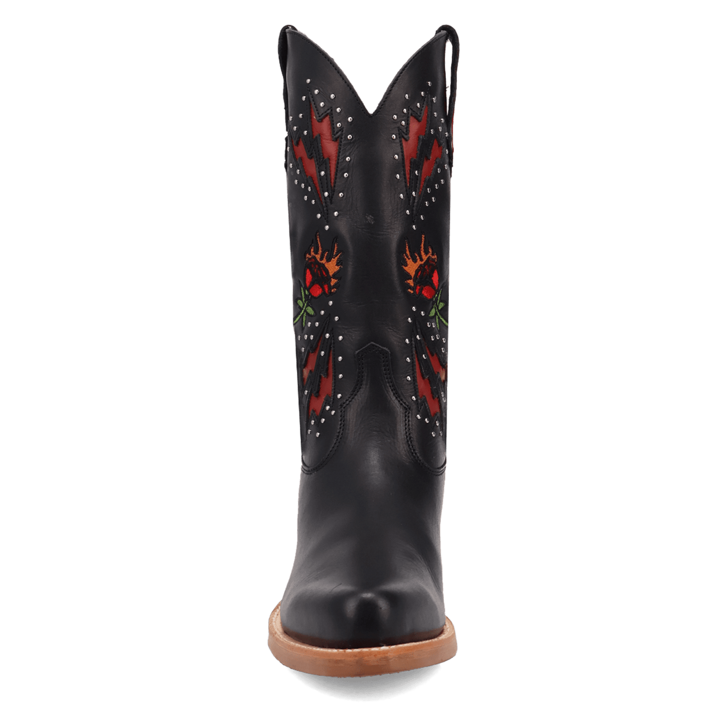 PRODUCT SHOT COUNTRY THUNDER LEATHER BOOT AT FRONT ANGLE