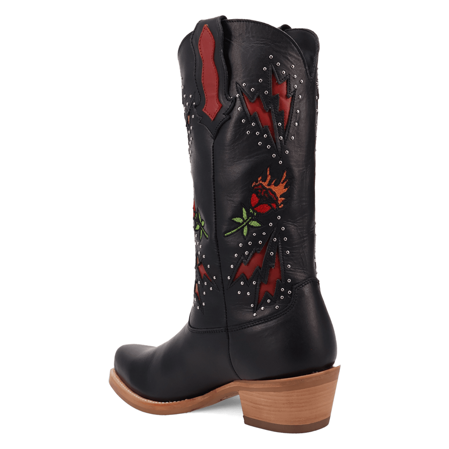 PRODUCT SHOT COUNTRY THUNDER LEATHER BOOT AT 270 DEGREE ANGLE