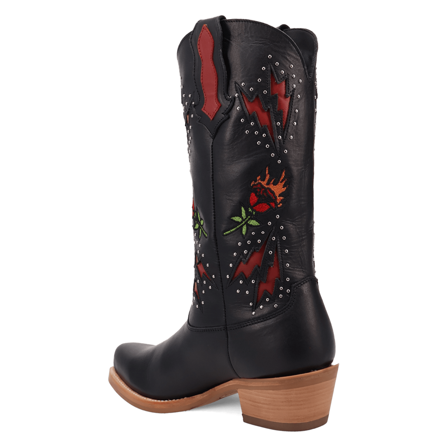 PRODUCT SHOT COUNTRY THUNDER LEATHER BOOT AT 270 DEGREE ANGLE