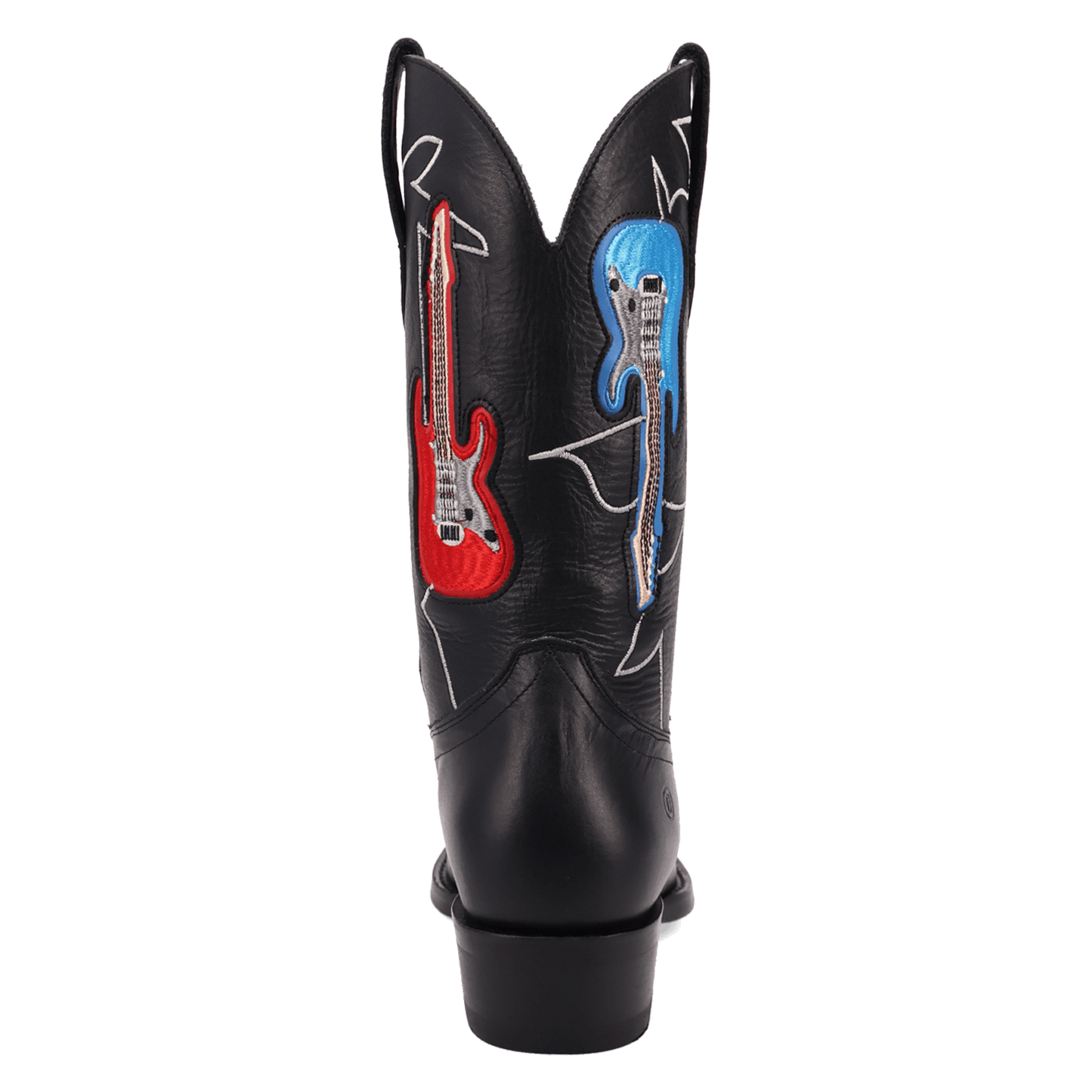 PRODUCT SHOT ROAD HOUSE LEATHER BOOT AT 180 DEGREE BACK ANGLE