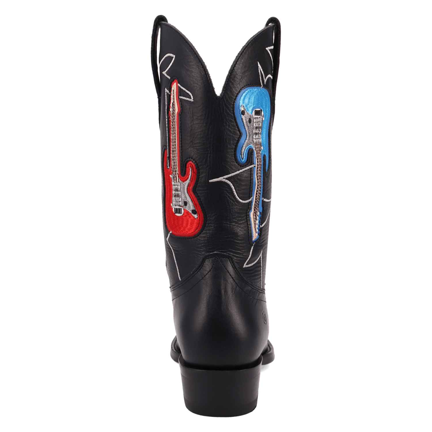 PRODUCT SHOT ROAD HOUSE LEATHER BOOT AT 180 DEGREE BACK ANGLE