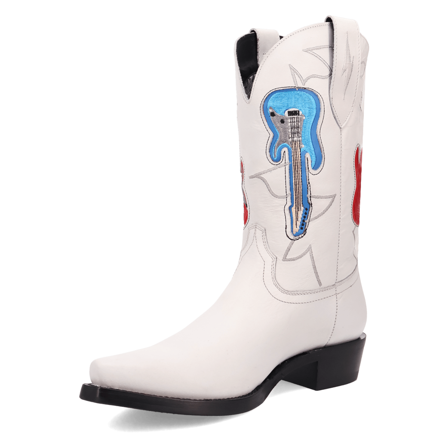 PRODUCT SHOT ROAD HOUSE LEATHER BOOT AT 225 DEGREE ANGLE