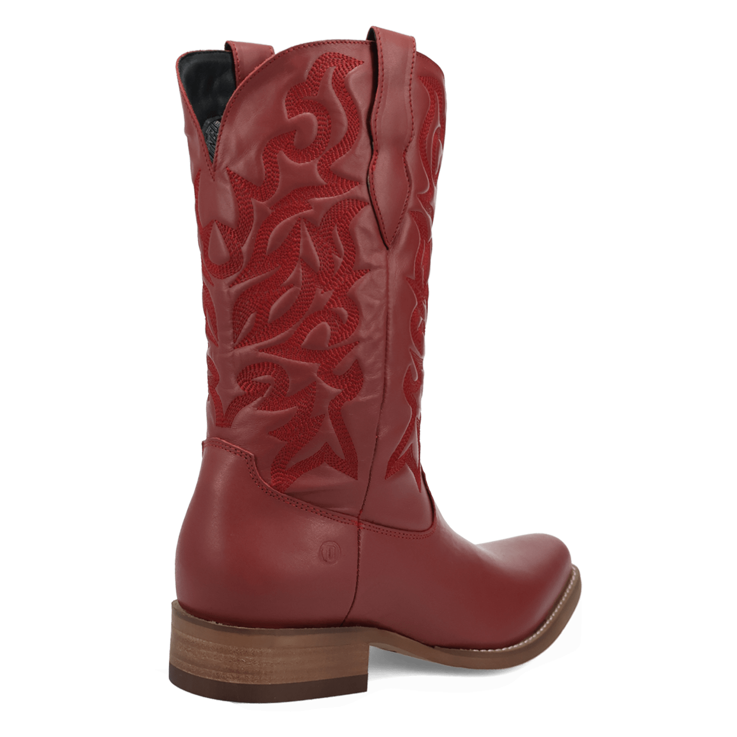 PRODUCT SHOT YOUNG BLOOD LEATHER BOOT AT 315 DEGREE ANGLE