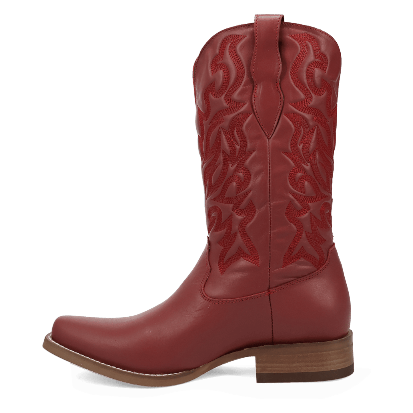 PRODUCT SHOT YOUNG BLOOD LEATHER BOOT AT 135 DEGREE OUTSIDE ANGLE