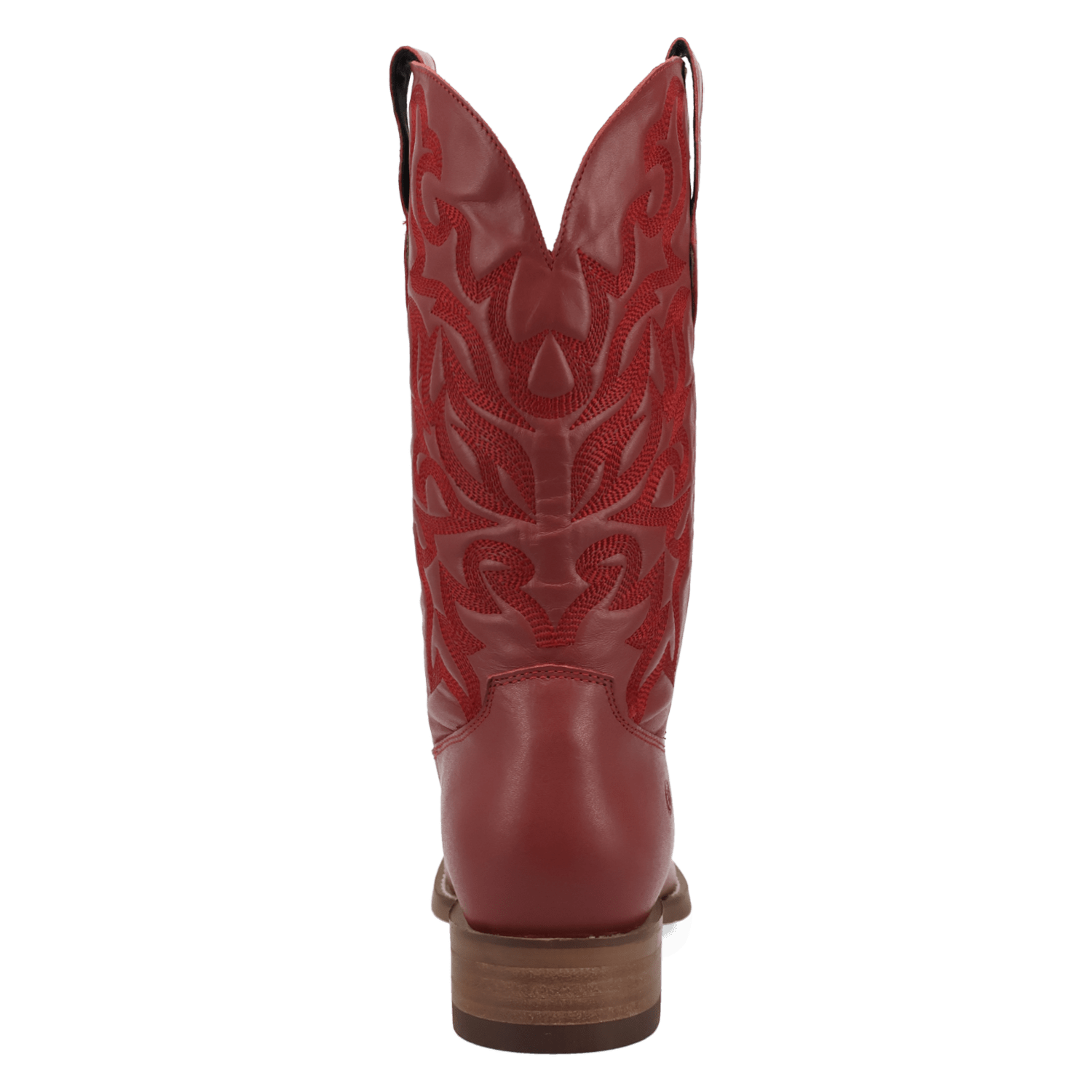 PRODUCT SHOT YOUNG BLOOD LEATHER BOOT AT 180 DEGREE BACK ANGLE