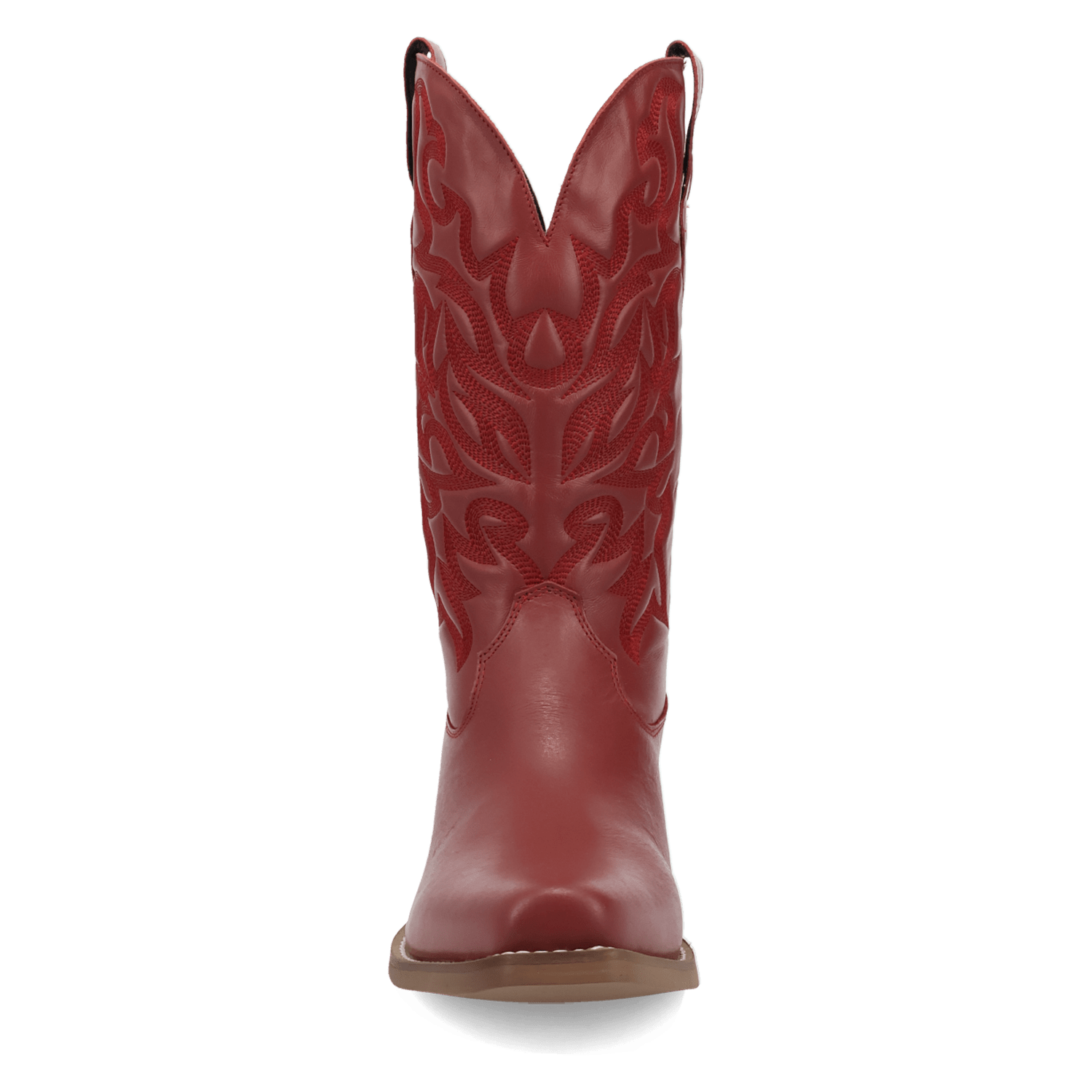 PRODUCT SHOT YOUNG BLOOD LEATHER BOOT AT FRONT ANGLE