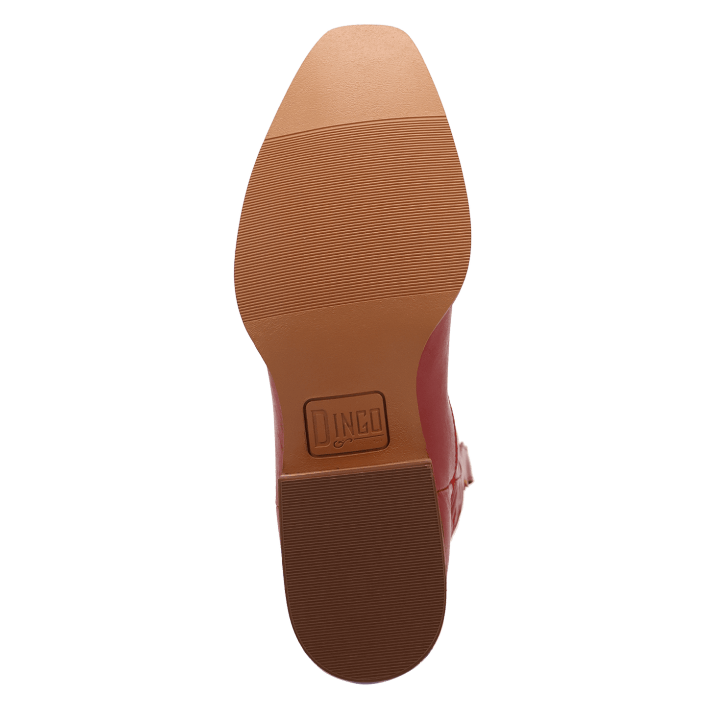 PRODUCT SHOT YOUNG BLOOD LEATHER BOOT AT OUTSOLE ANGLE