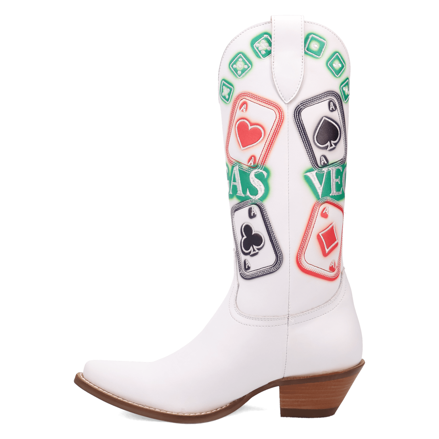 PRODUCT SHOT VEGAS LEATHER BOOT AT 135 DEGREE OUTSIDE ANGLE