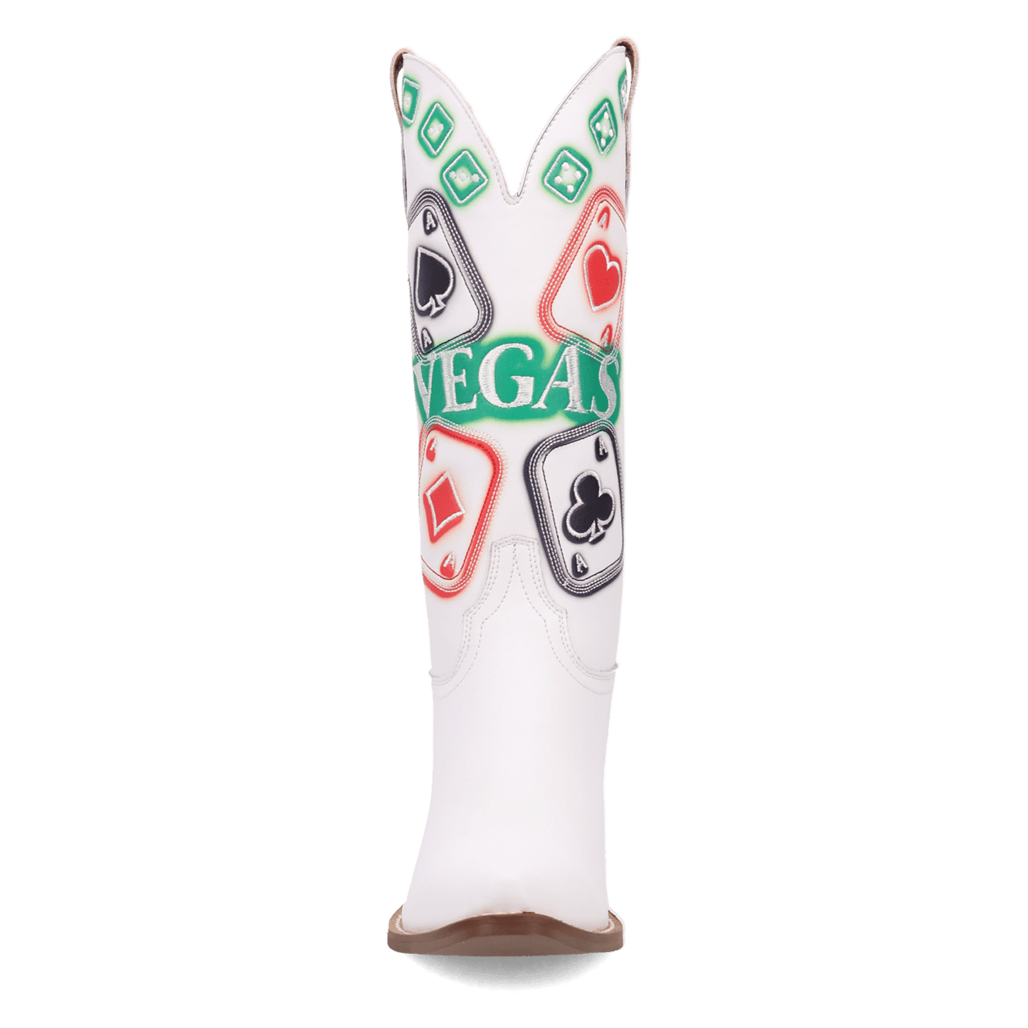 PRODUCT SHOT VEGAS LEATHER BOOT AT FRONT ANGLE