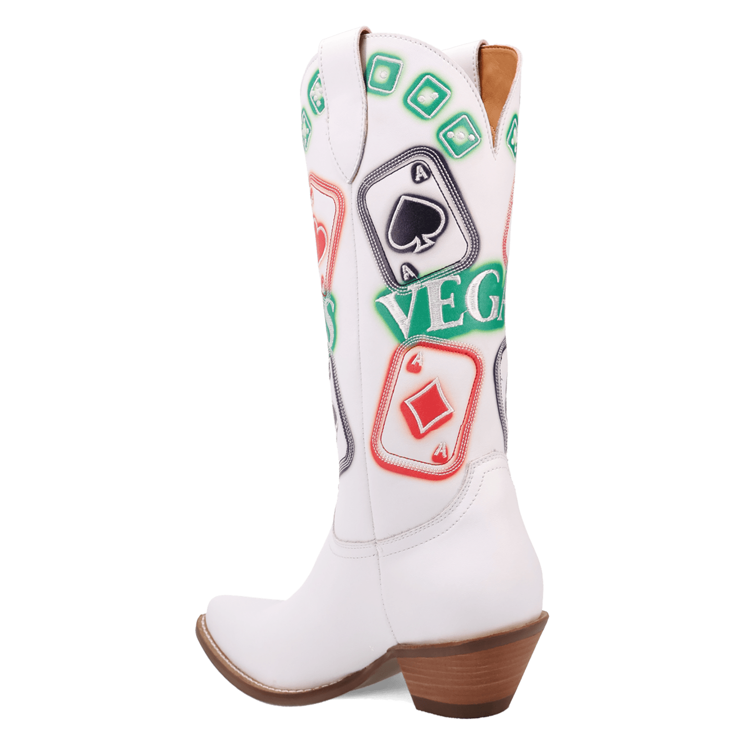 PRODUCT SHOT VEGAS LEATHER BOOT AT 270 DEGREE ANGLE