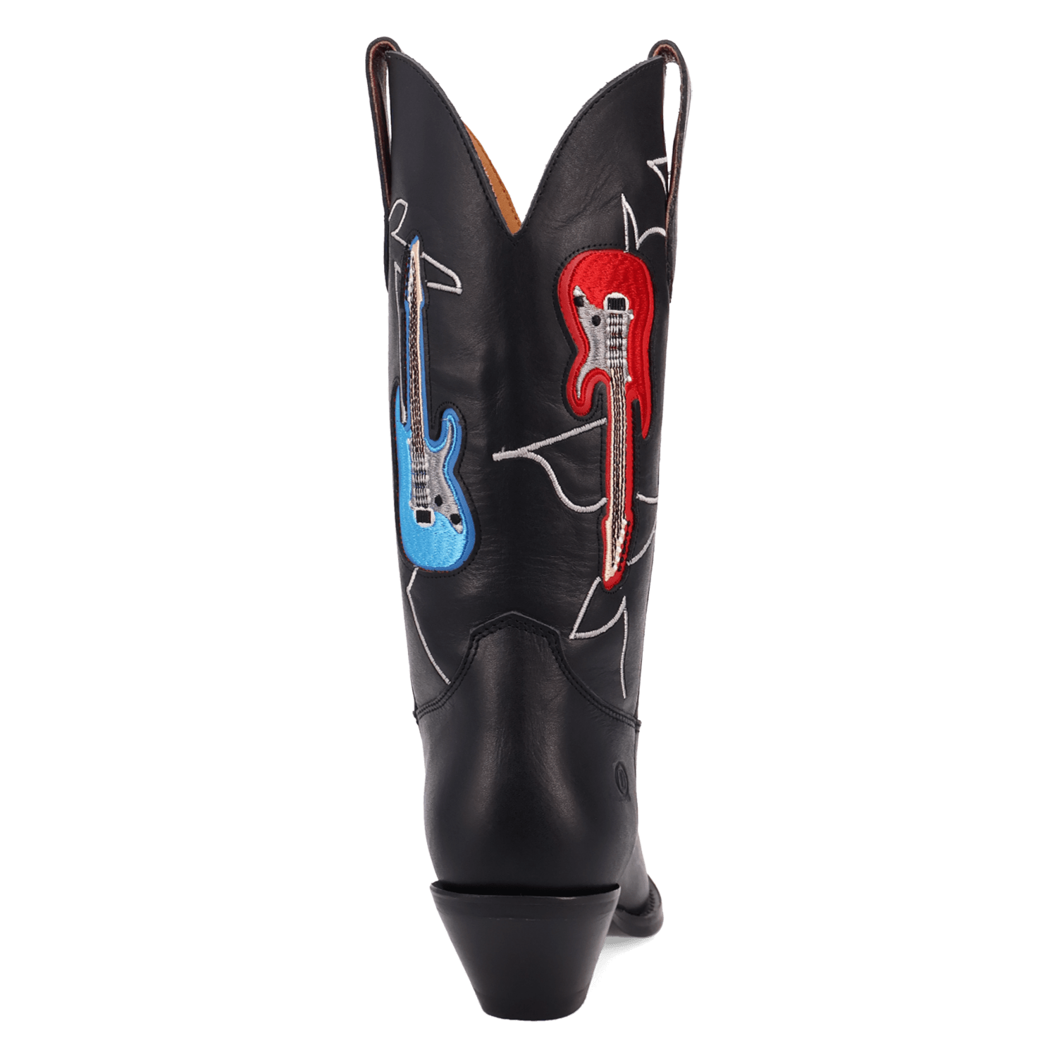 PRODUCT SHOT JUKEBOX LEATHER BOOT AT 180 DEGREE BACK ANGLE
