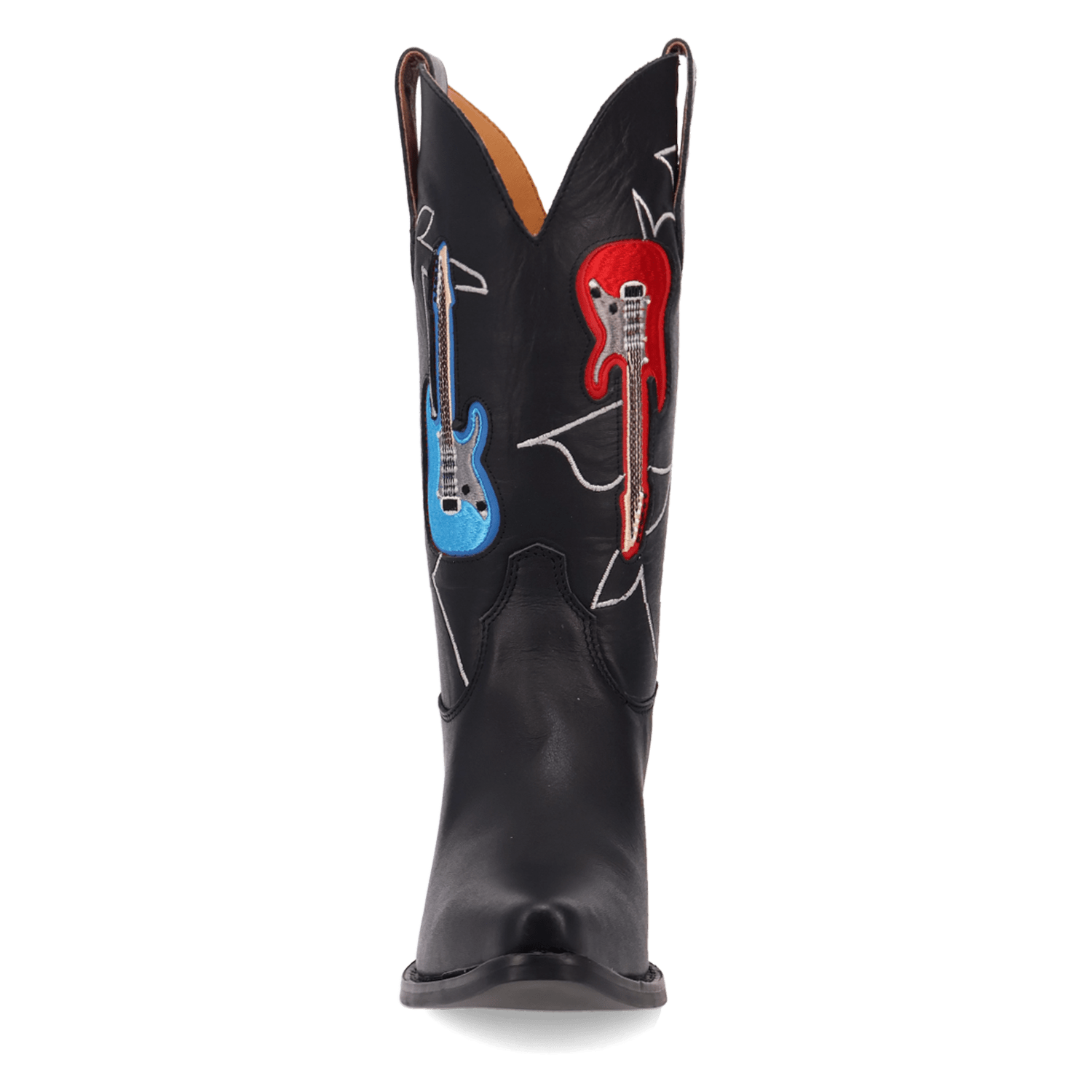 PRODUCT SHOT JUKEBOX LEATHER BOOT AT FRONT ANGLE