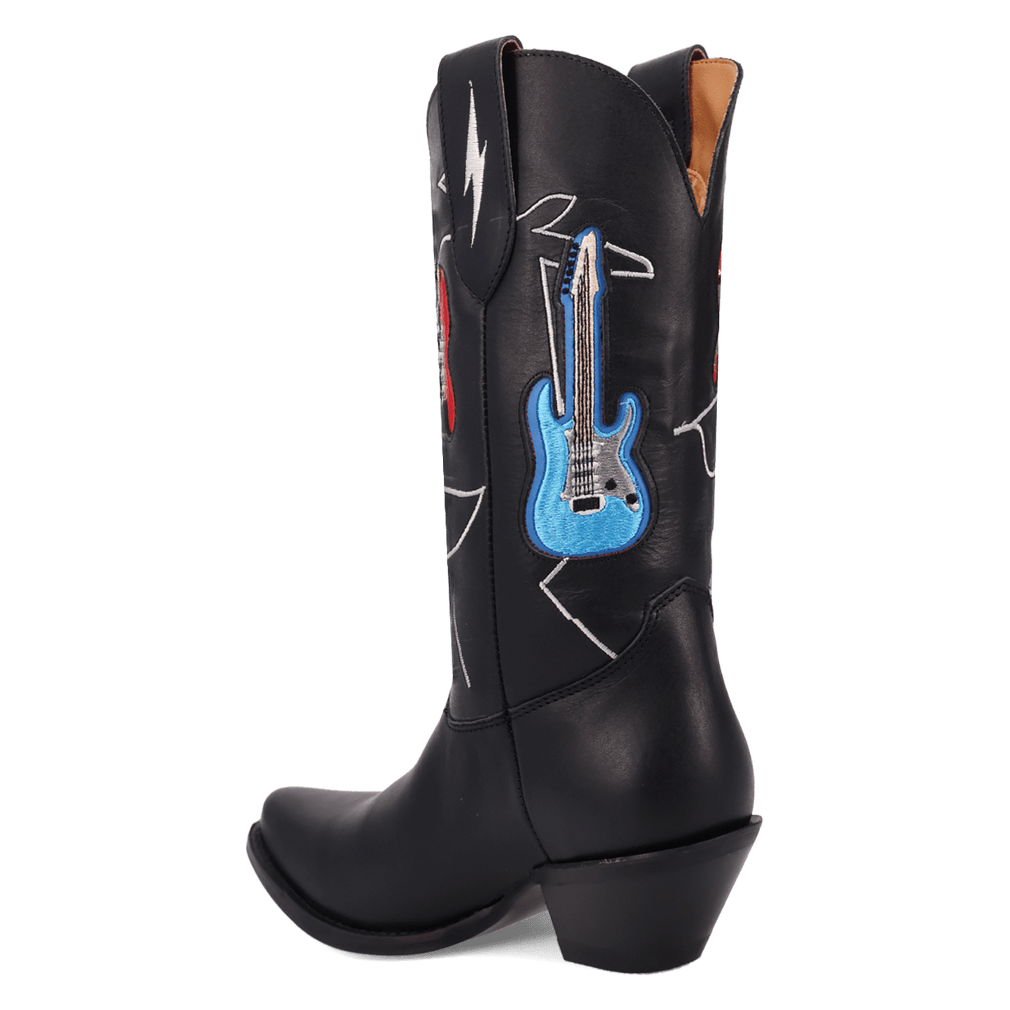 PRODUCT SHOT JUKEBOX LEATHER BOOT AT 270 DEGREE ANGLE