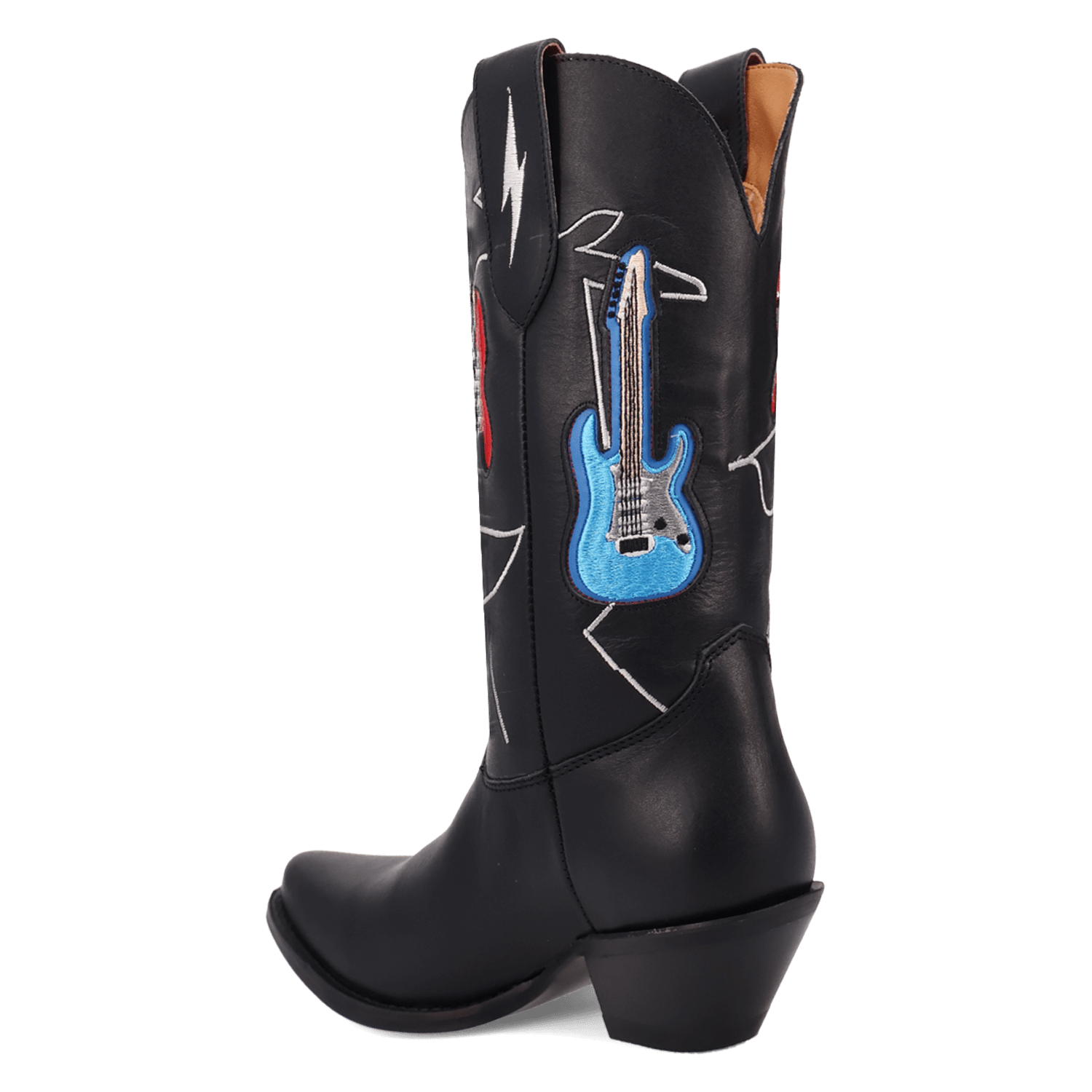 PRODUCT SHOT JUKEBOX LEATHER BOOT AT 270 DEGREE ANGLE