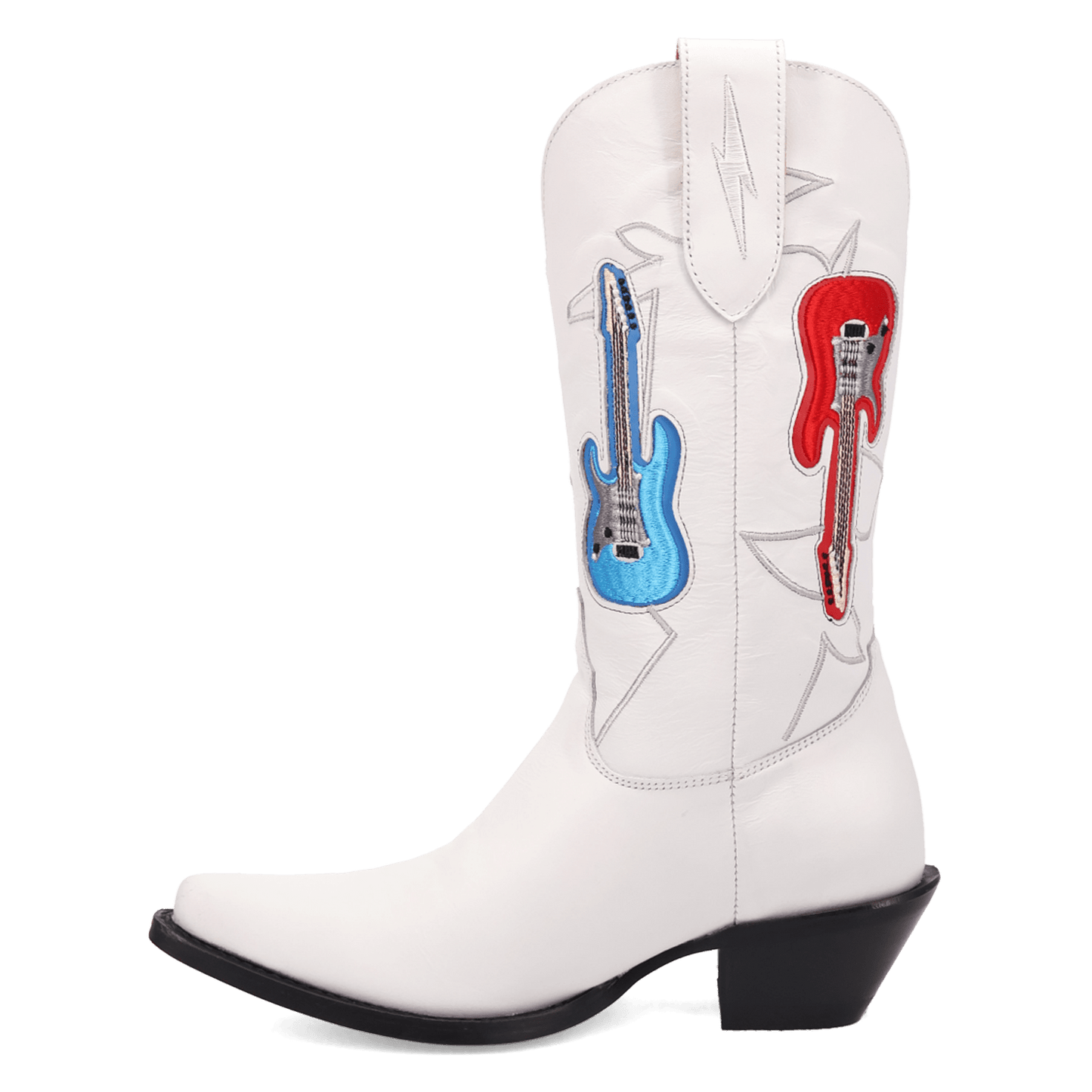 PRODUCT SHOT JUKEBOX LEATHER BOOT AT 135 DEGREE OUTSIDE ANGLE