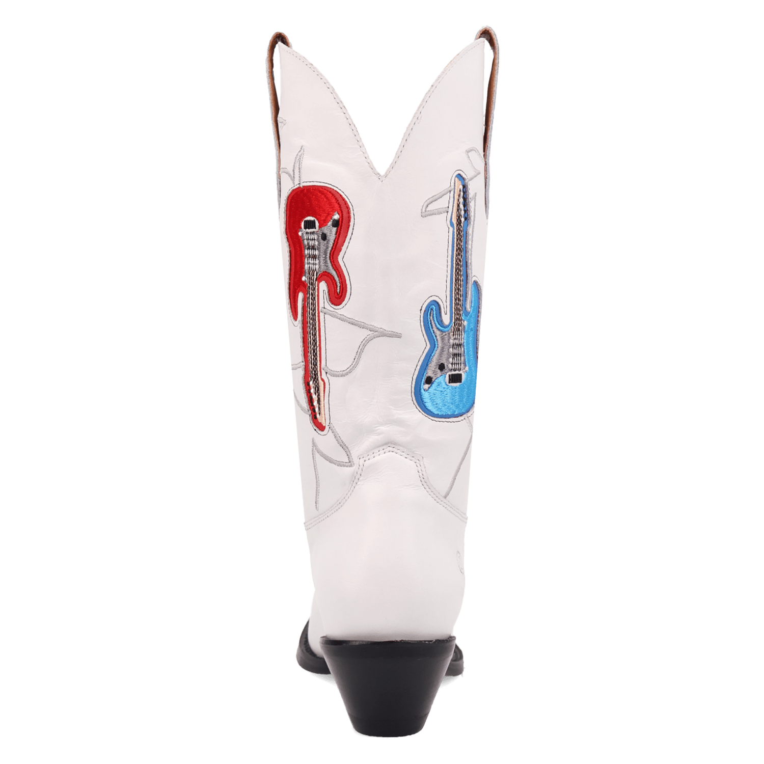 PRODUCT SHOT JUKEBOX LEATHER BOOT AT 180 DEGREE BACK ANGLE