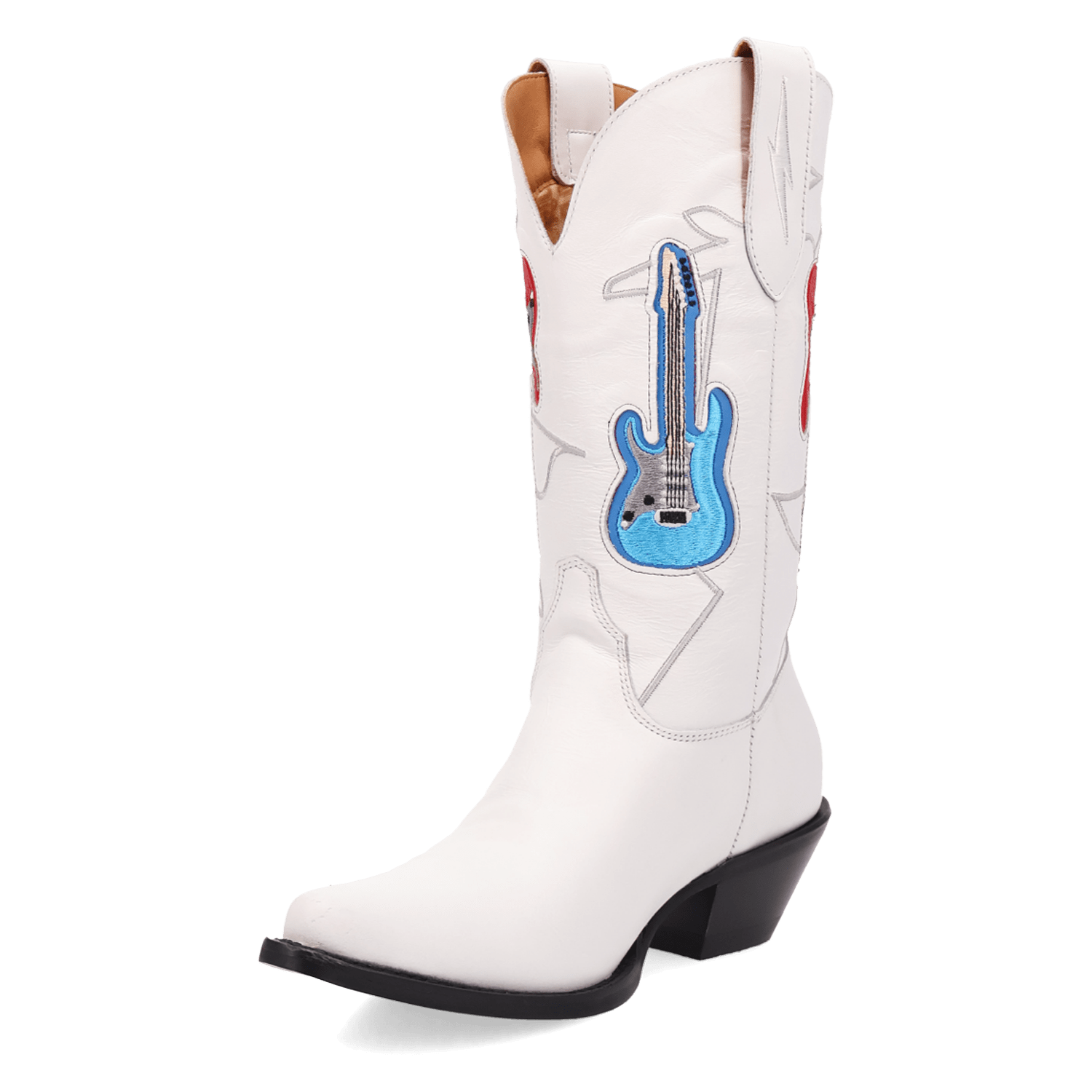 PRODUCT SHOT JUKEBOX LEATHER BOOT AT 225 DEGREE ANGLE