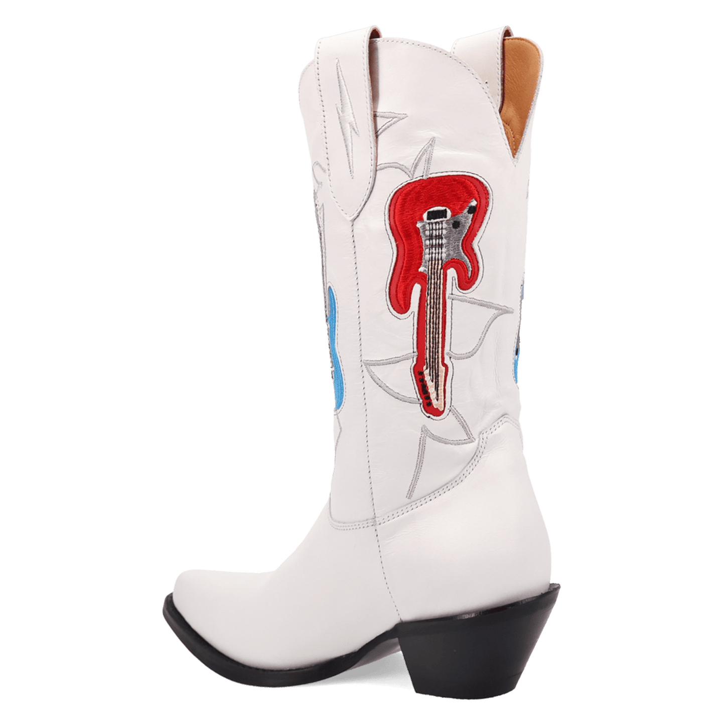 PRODUCT SHOT JUKEBOX LEATHER BOOT AT 270 DEGREE ANGLE