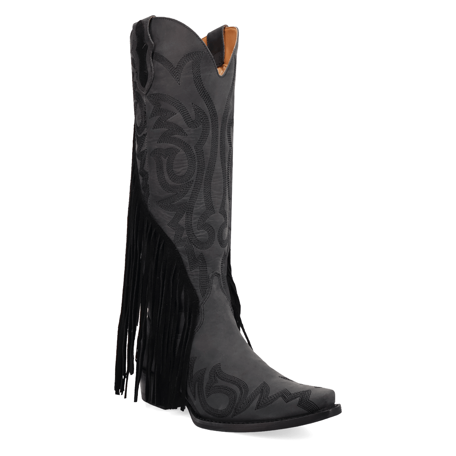 PRODUCT SHOT WALK WEST LEATHER BOOT AT 45 DEGREE ANGLE