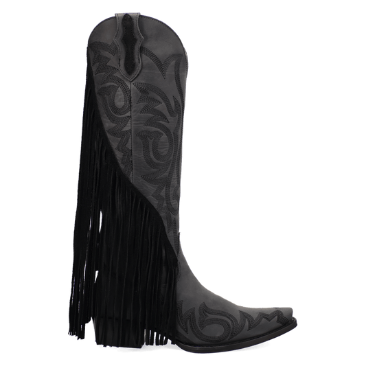 PRODUCT SHOT WALK WEST LEATHER BOOT AT 90 DEGREE INSIDE ANGLE