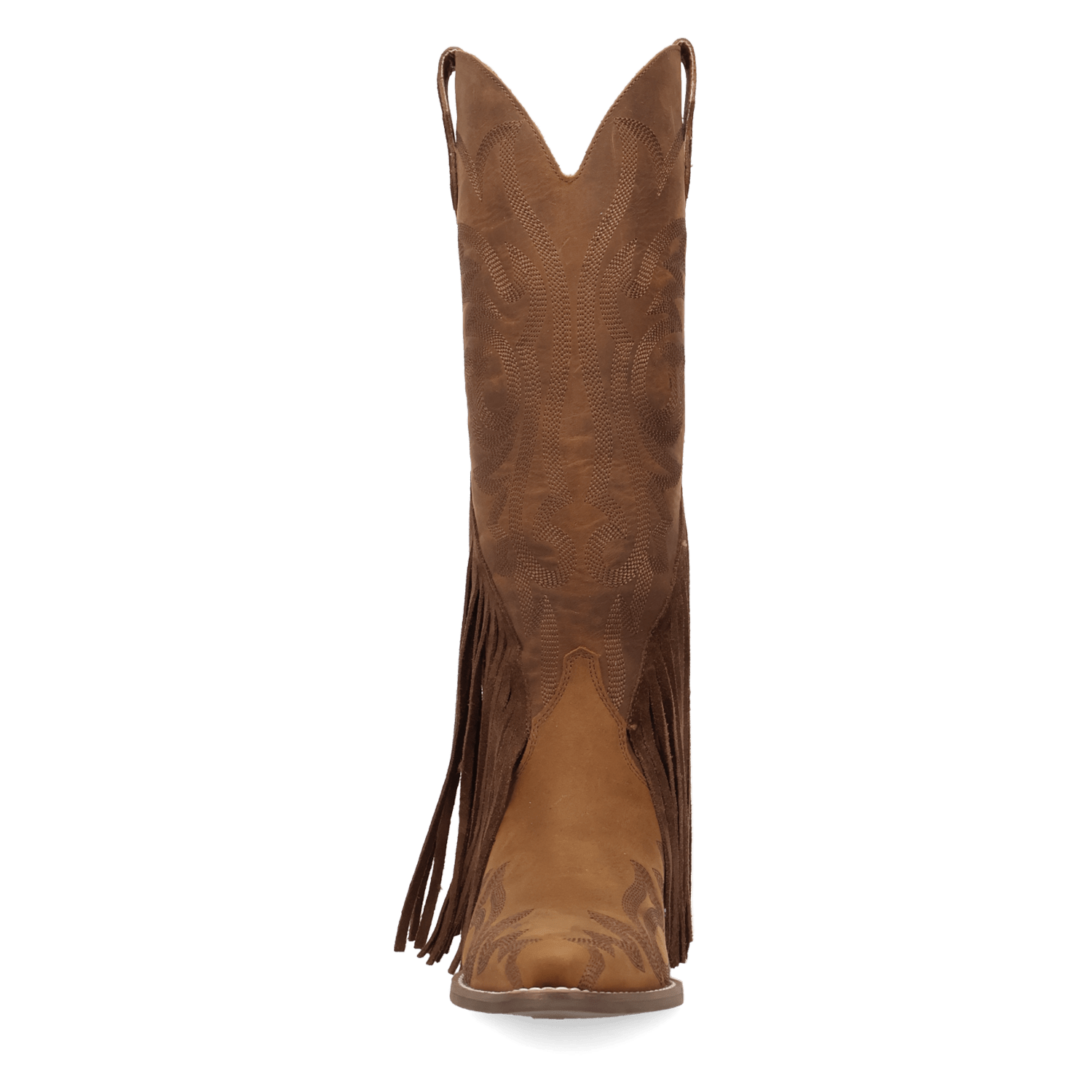 PRODUCT SHOT WALK WEST LEATHER BOOT AT FRONT ANGLE