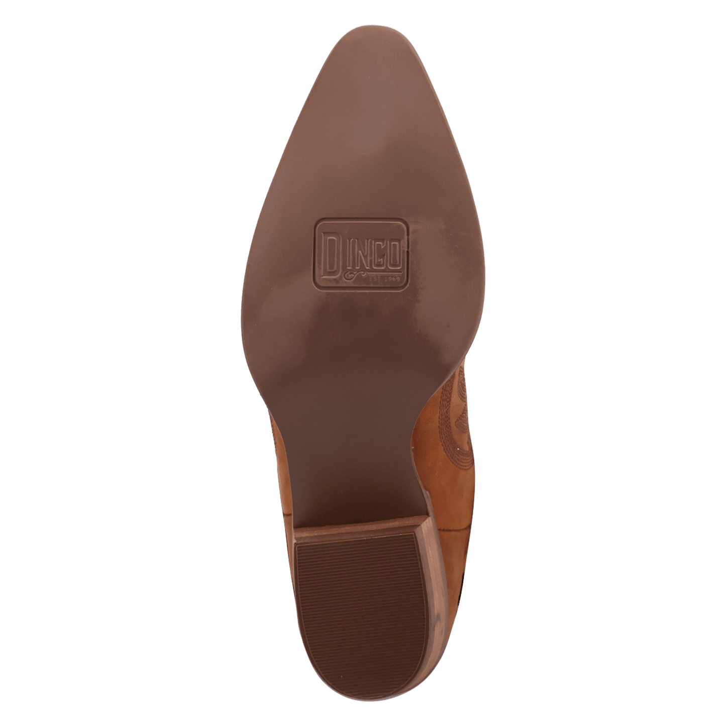 PRODUCT SHOT WALK WEST LEATHER BOOT AT OUTSOLE ANGLE