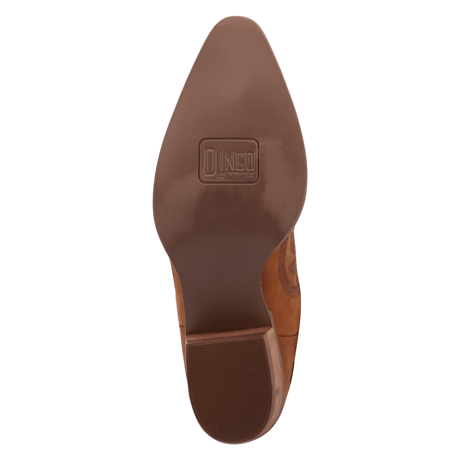 PRODUCT SHOT WALK WEST LEATHER BOOT AT OUTSOLE ANGLE