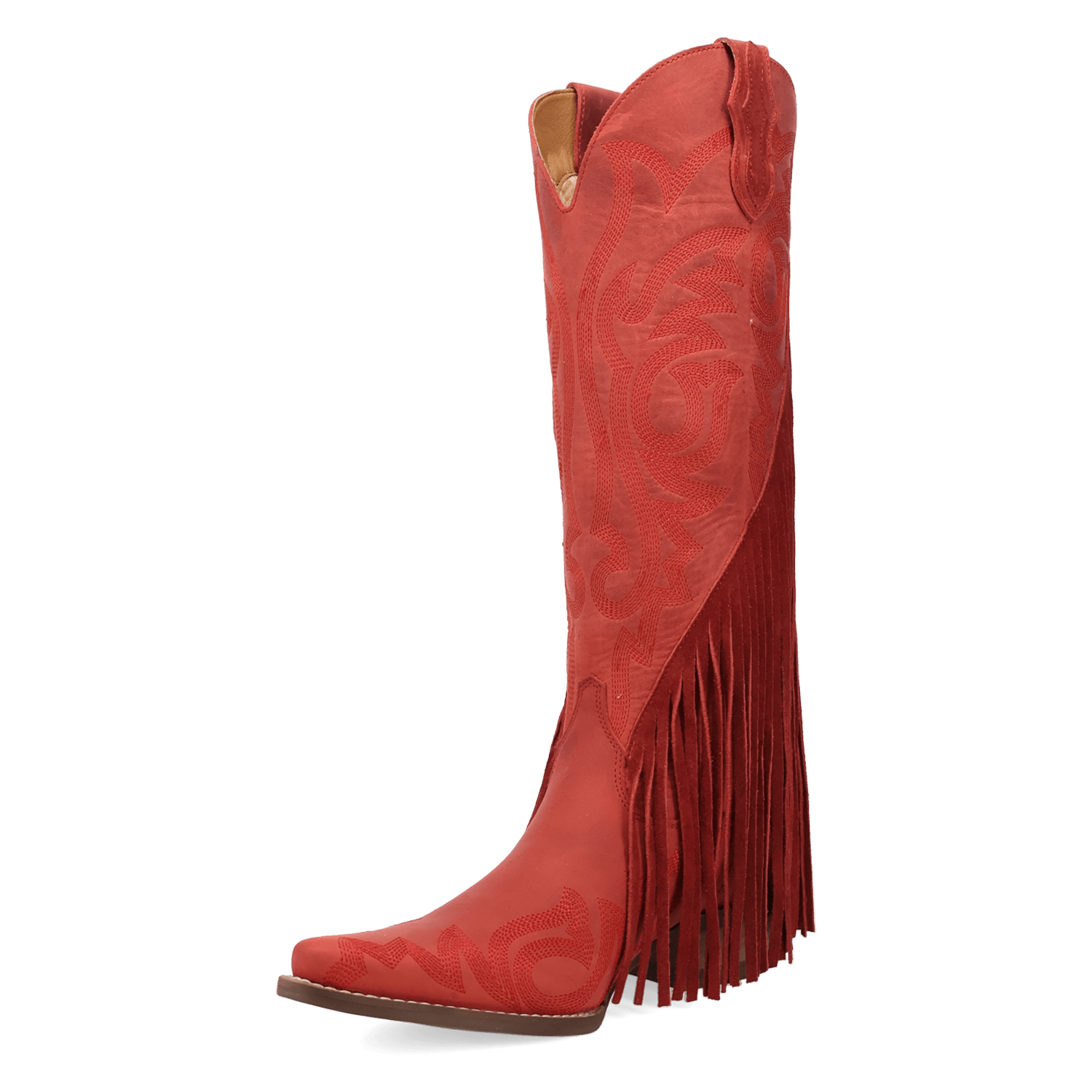 PRODUCT SHOT WALK WEST LEATHER BOOT AT 225 DEGREE ANGLE