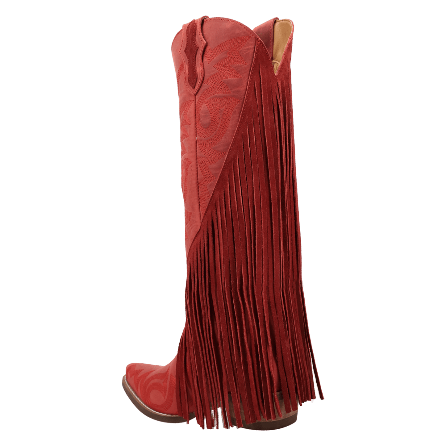 PRODUCT SHOT WALK WEST LEATHER BOOT AT 270 DEGREE ANGLE