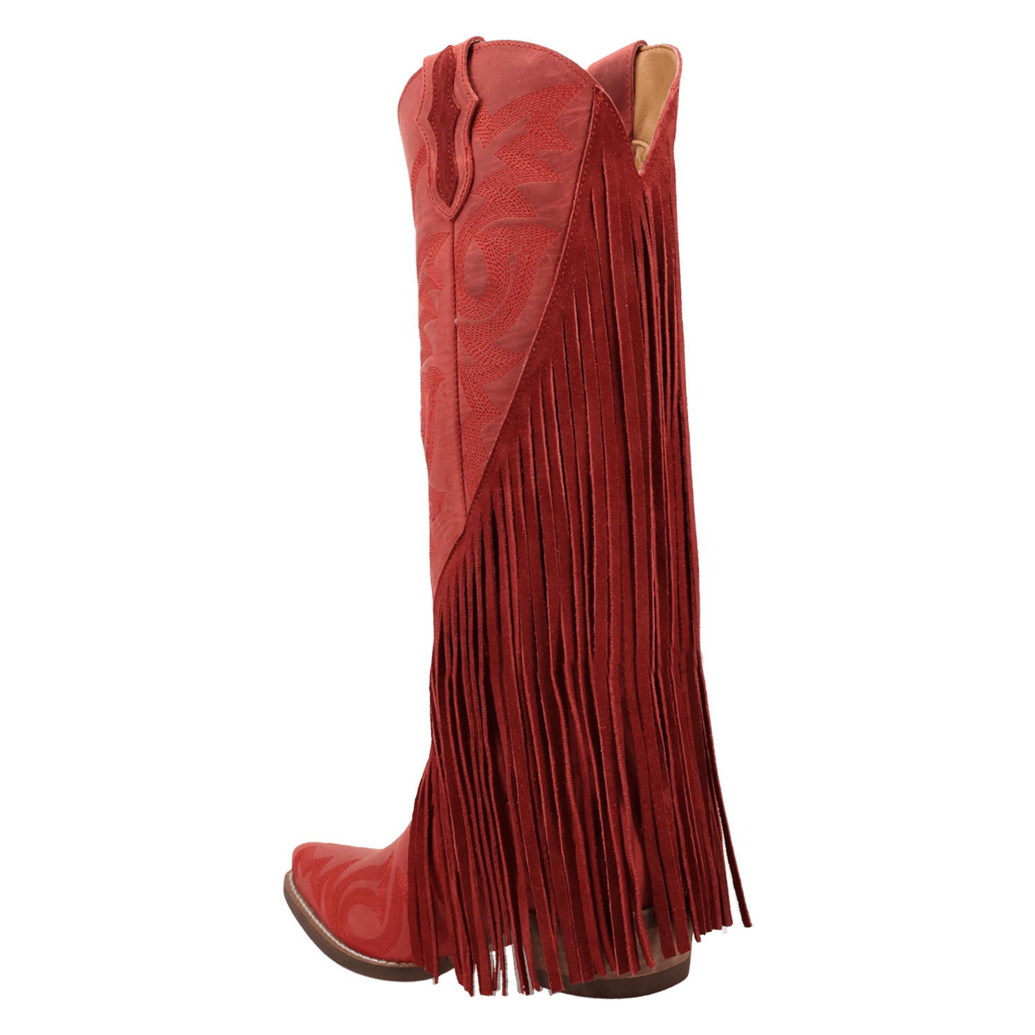 PRODUCT SHOT WALK WEST LEATHER BOOT AT 270 DEGREE ANGLE