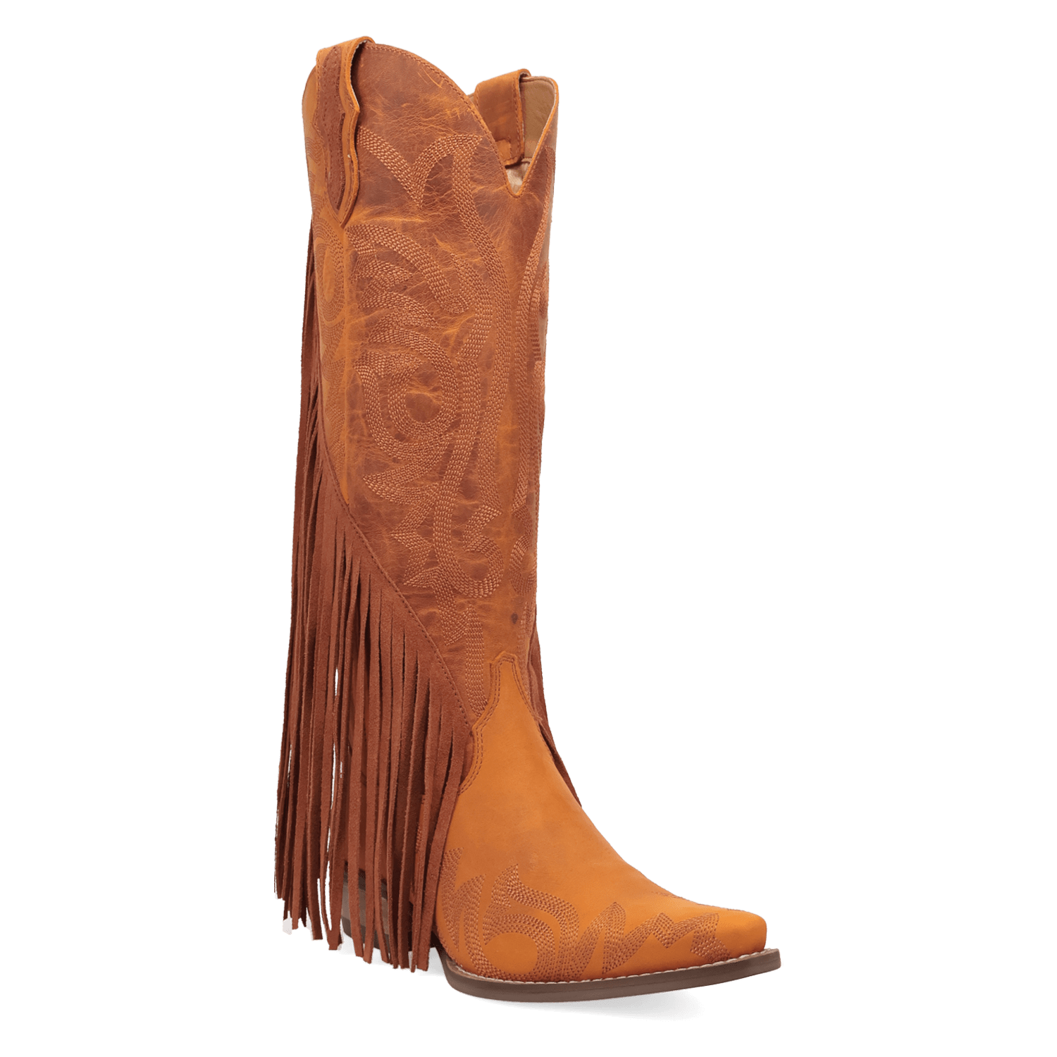 PRODUCT SHOT WALK WEST LEATHER BOOT AT 45 DEGREE ANGLE
