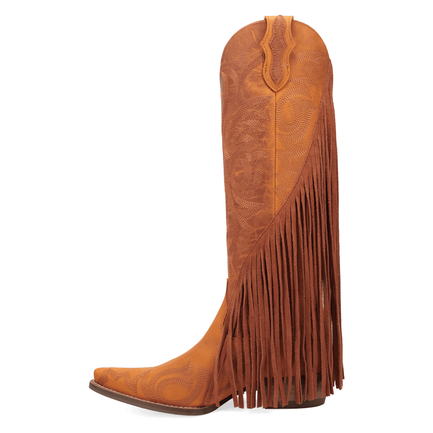 PRODUCT SHOT WALK WEST LEATHER BOOT AT 135 DEGREE OUTSIDE ANGLE