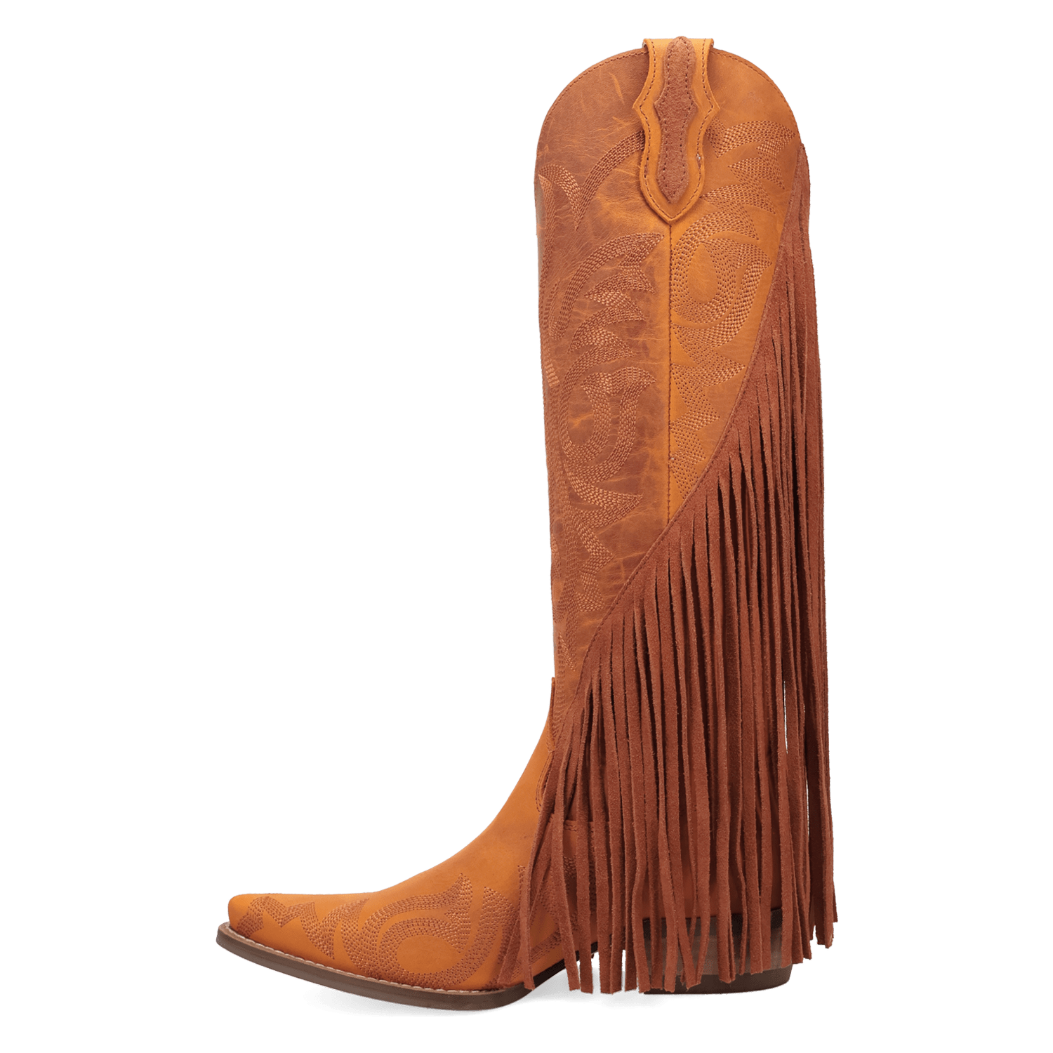PRODUCT SHOT WALK WEST LEATHER BOOT AT 135 DEGREE OUTSIDE ANGLE