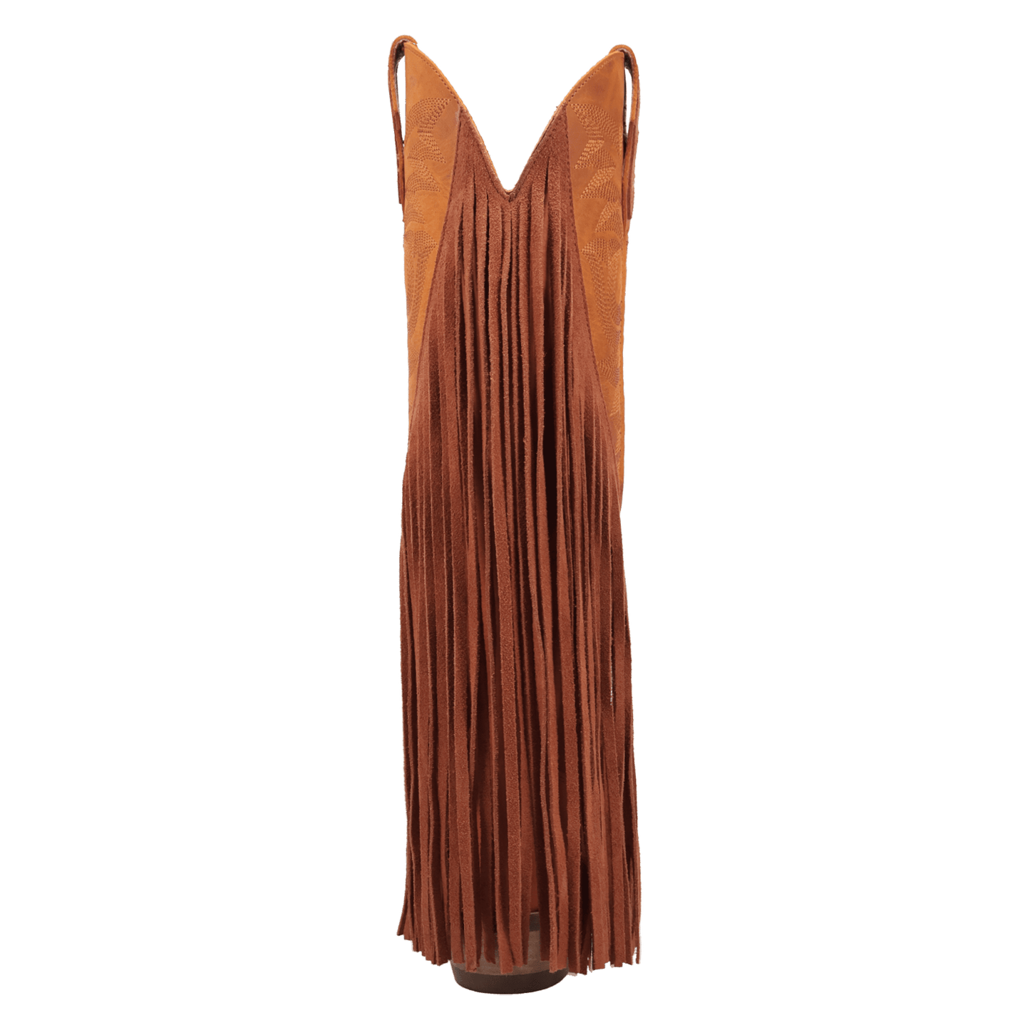 PRODUCT SHOT WALK WEST LEATHER BOOT AT 180 DEGREE BACK ANGLE
