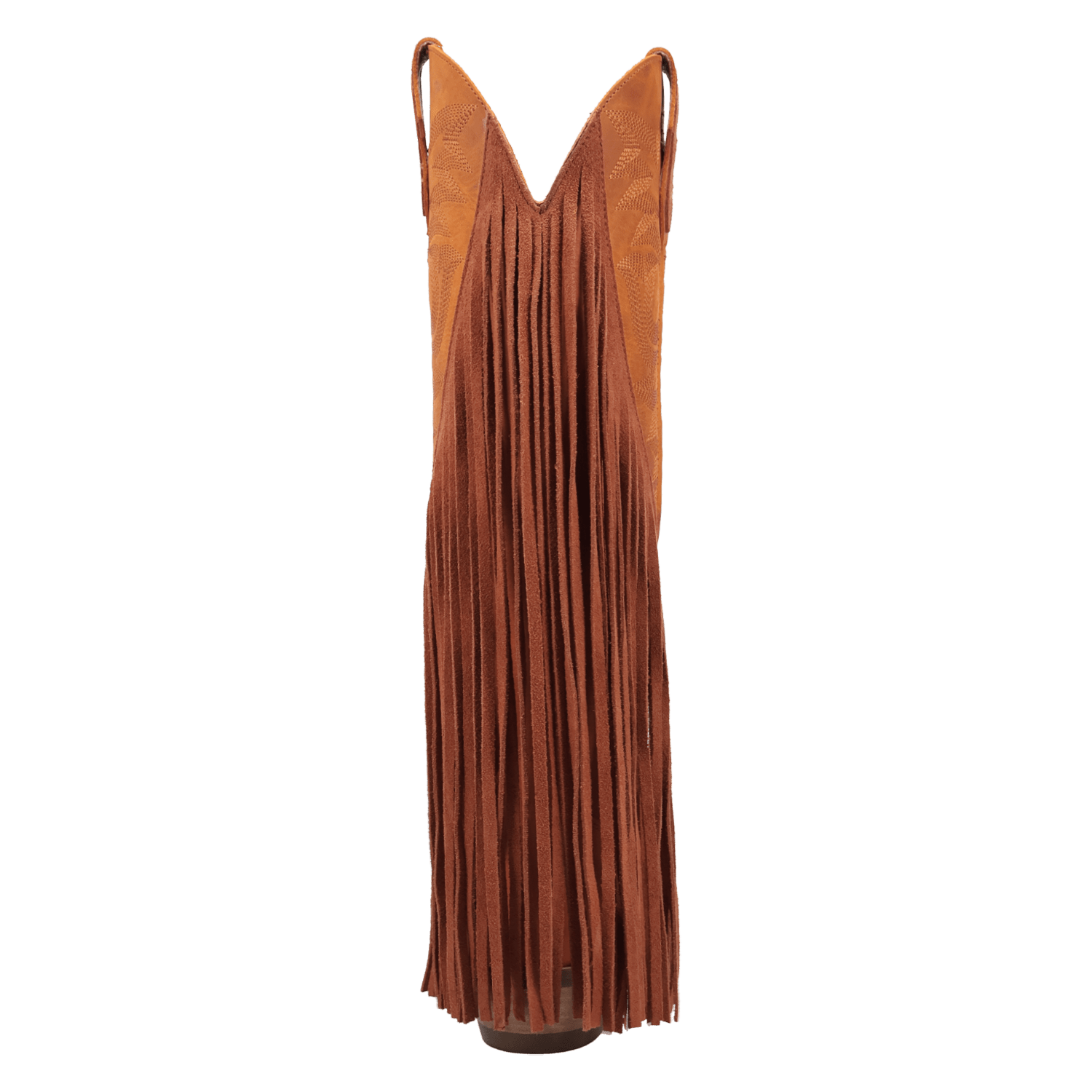 PRODUCT SHOT WALK WEST LEATHER BOOT AT 180 DEGREE BACK ANGLE