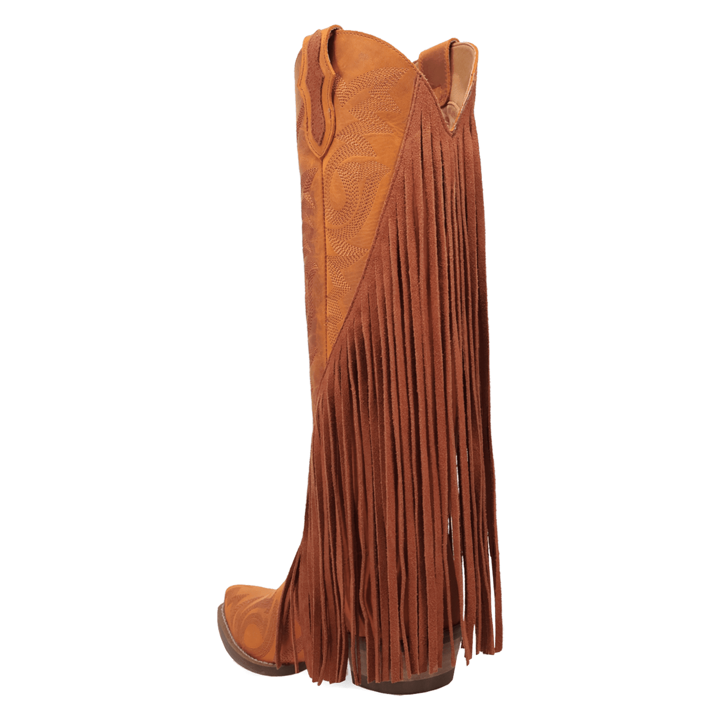 PRODUCT SHOT WALK WEST LEATHER BOOT AT 270 DEGREE ANGLE