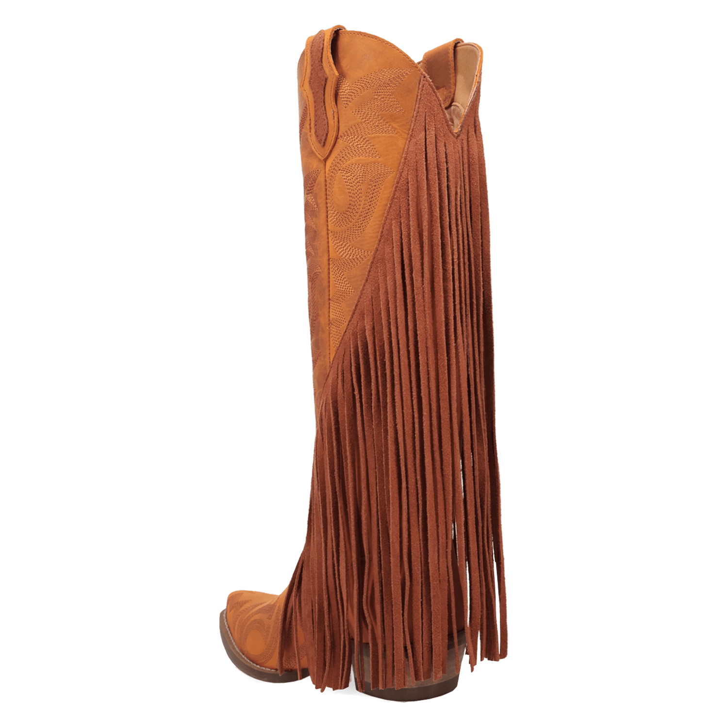PRODUCT SHOT WALK WEST LEATHER BOOT AT 270 DEGREE ANGLE